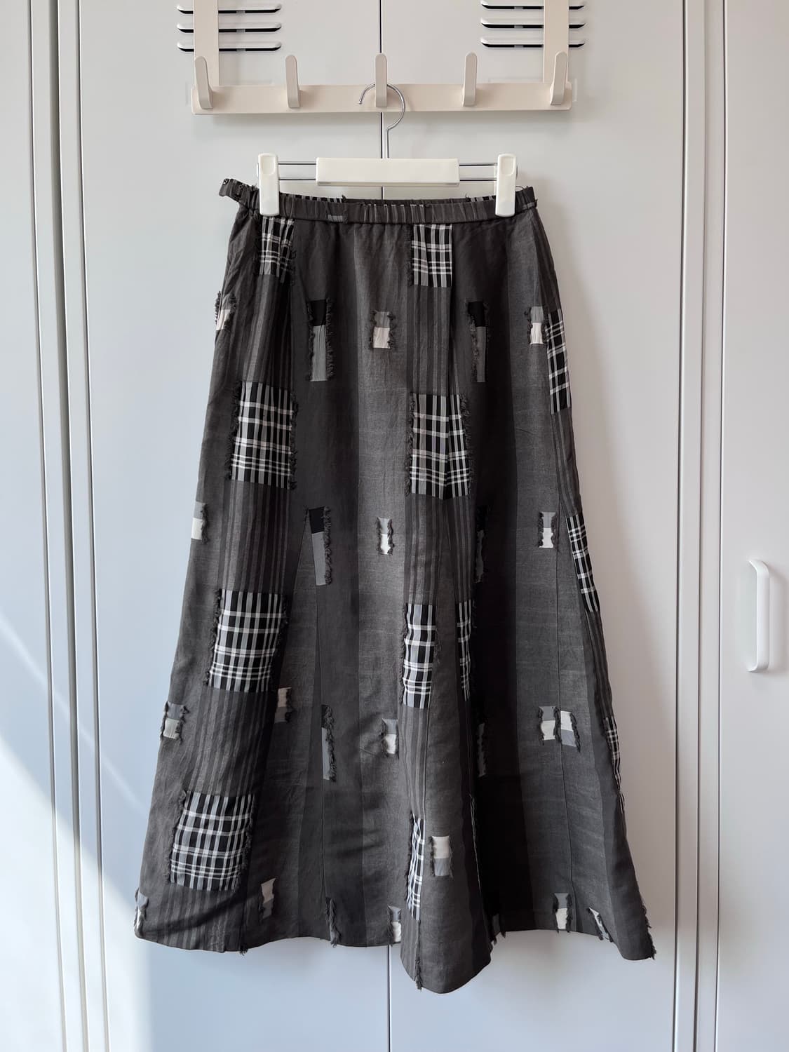 Vintage 패치워크 롱 스커트 상품이미지1