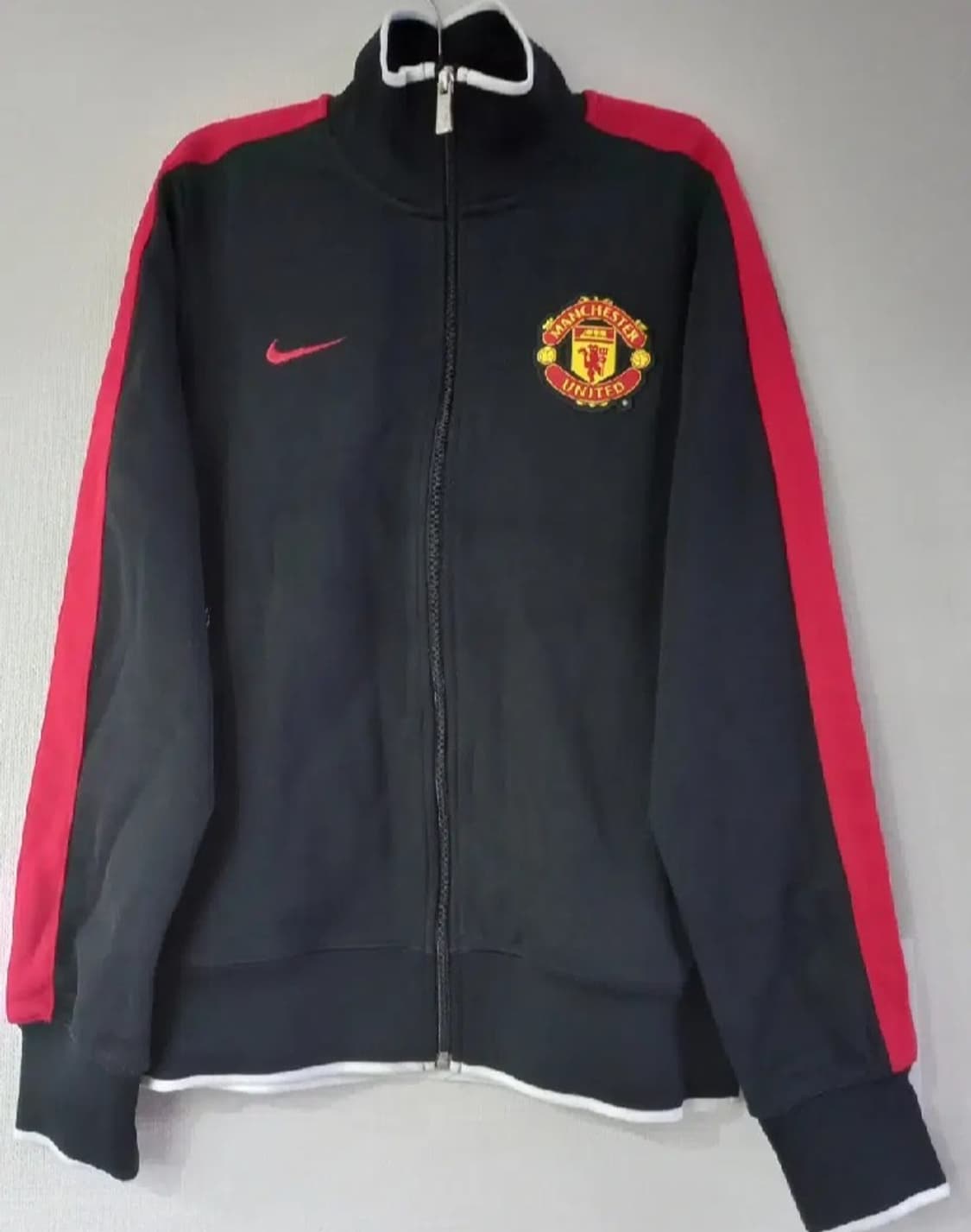 나이키 맨유 검빨 블랙 트랙탑 저지 져지집업 95/M 상품이미지1