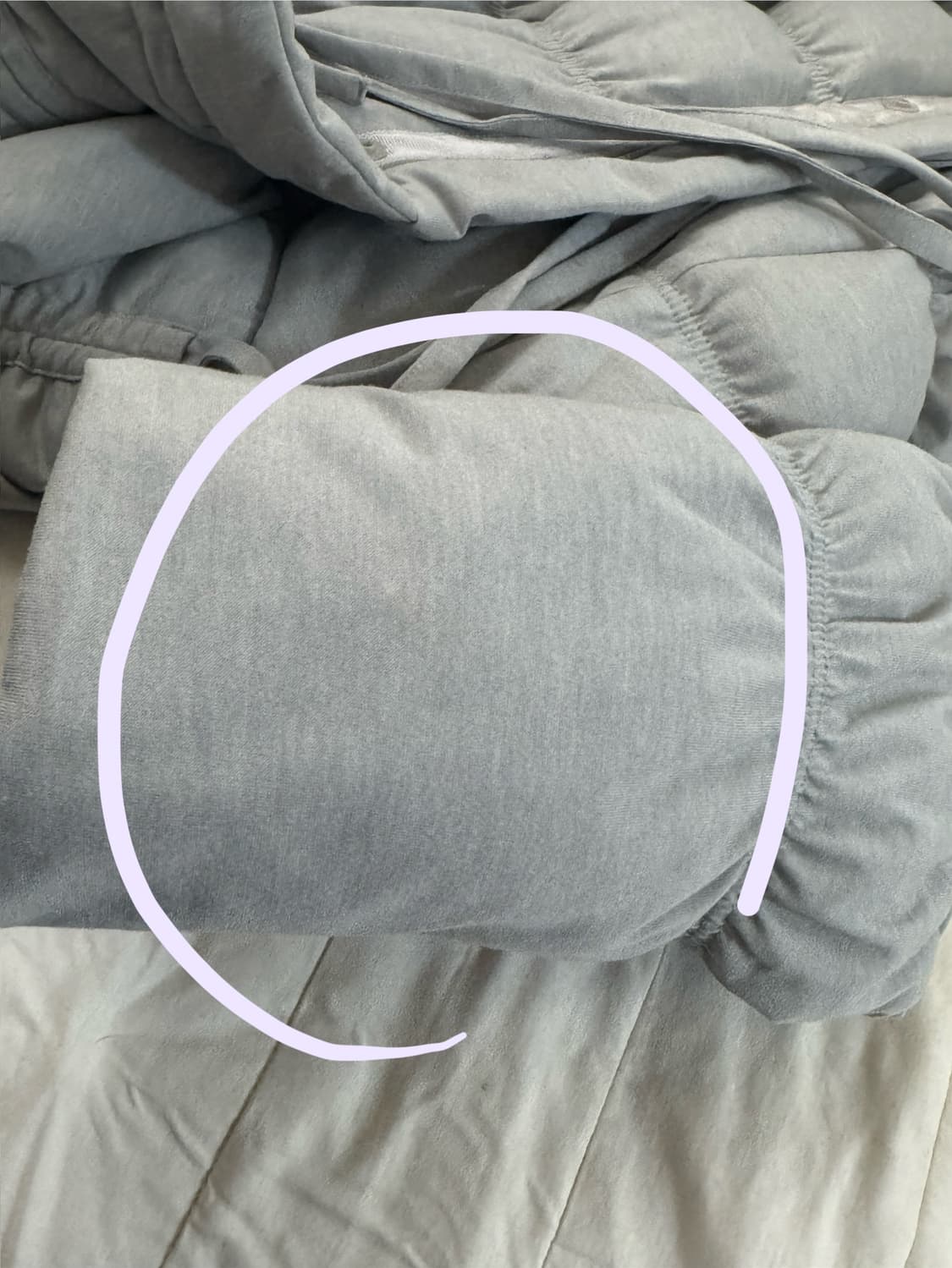 키르시 셔링 패딩 그레이 상품이미지9