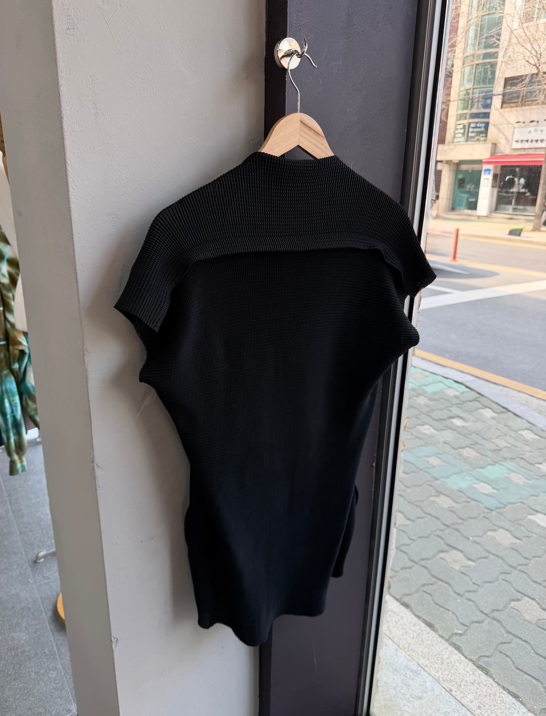 F/ 이세이미야케 스퀘어넥 플리츠 탑 상품이미지7