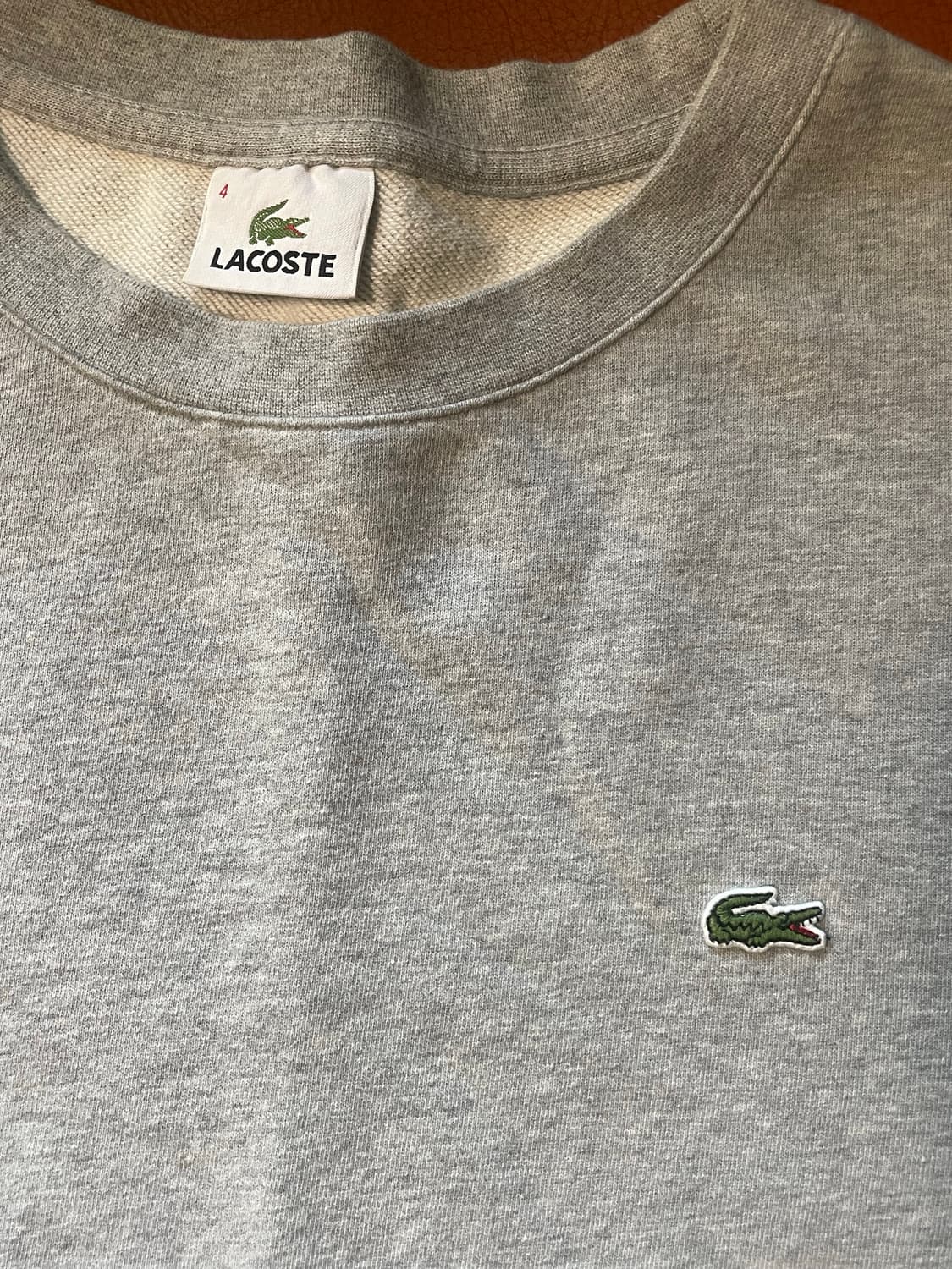 라코스테 맨투맨 그레이4 상품이미지2