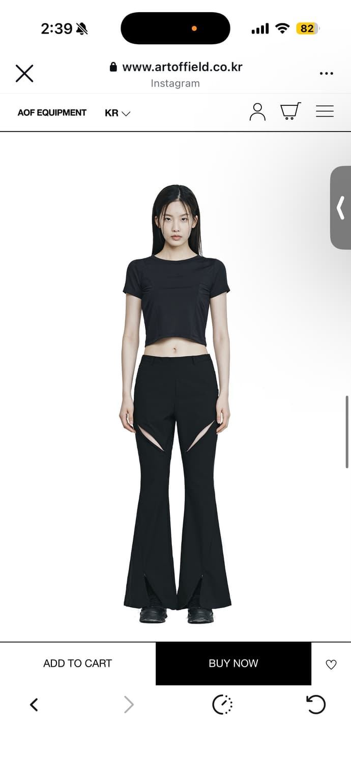 artoffield OPEN ZIPPER BOOTS CUT PANTS 상품이미지1