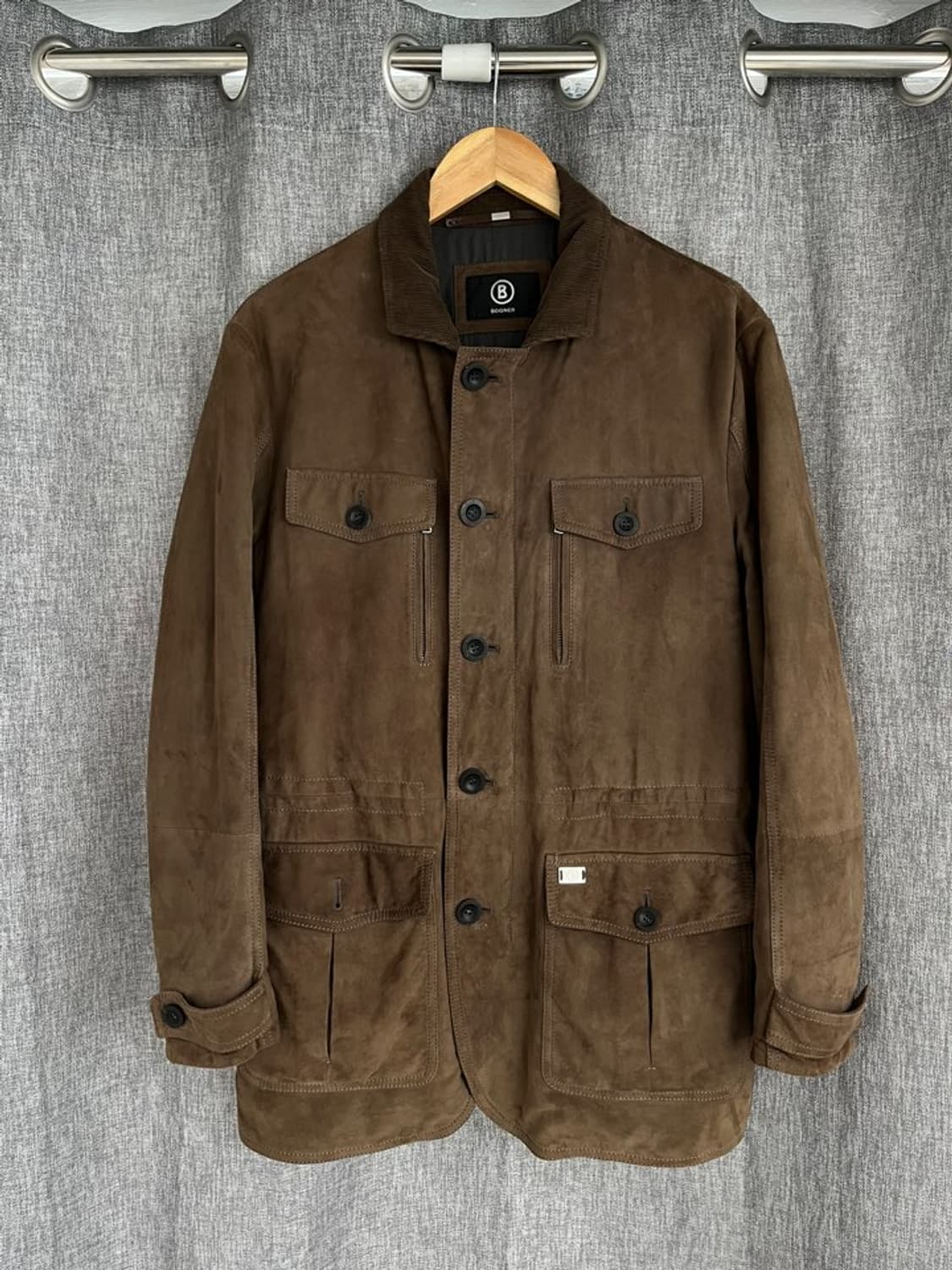 보그너 스웨이드 사파리 자켓/#687 상품이미지1