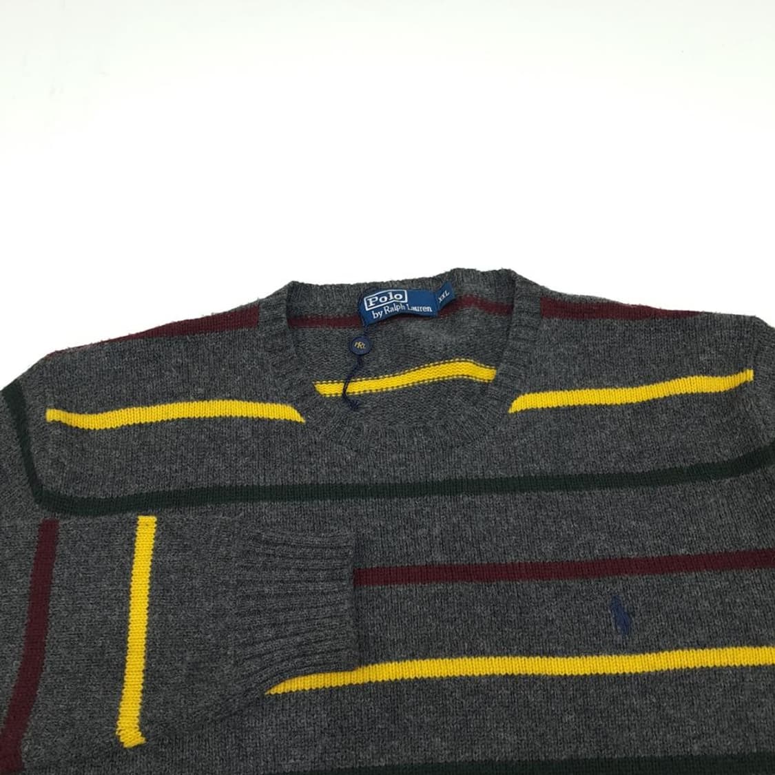 2XL 폴로 랄프로렌 그레이 램스울 니트 스웨터 knit (CS341) 상품이미지3