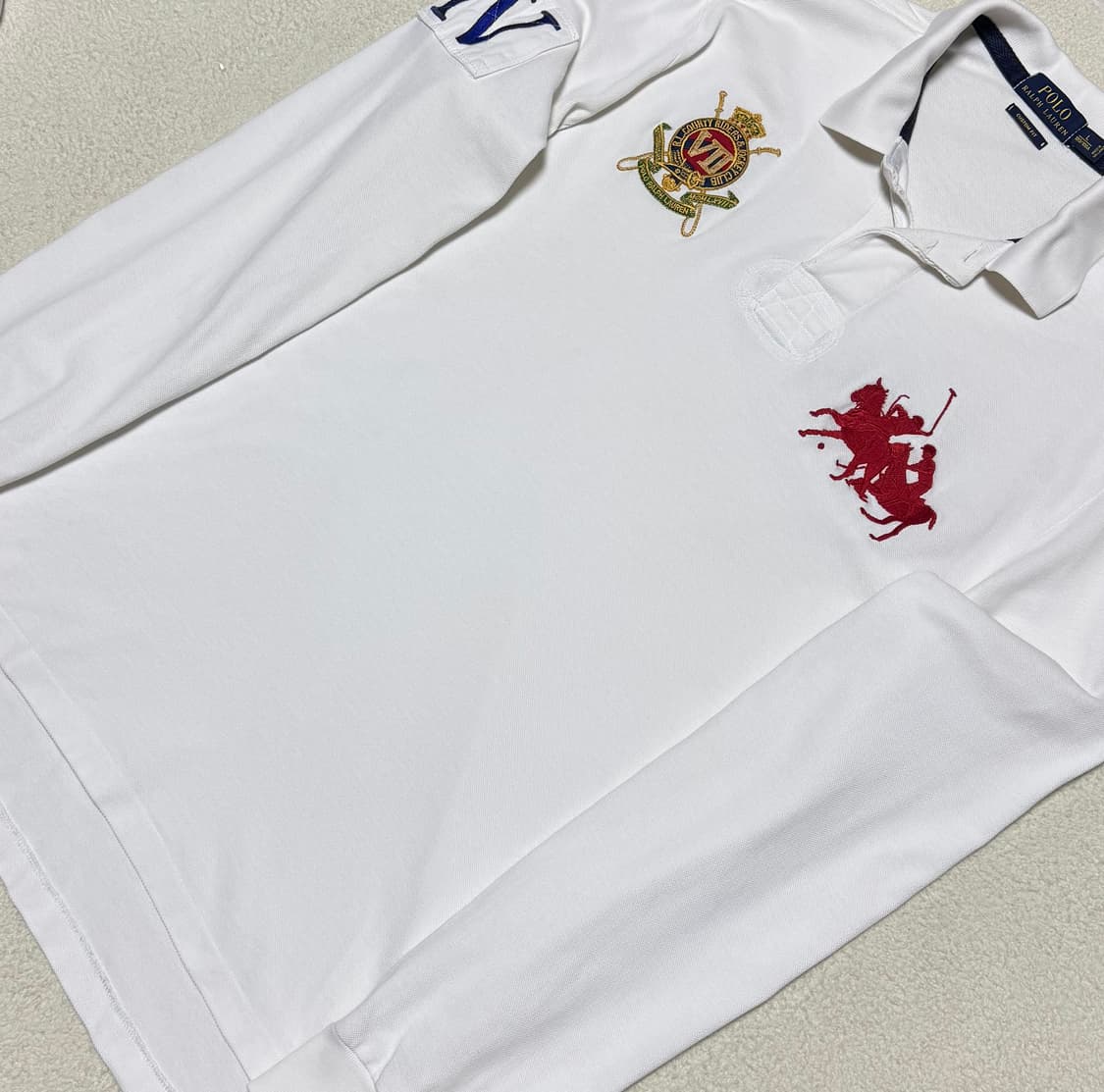 폴로 랄프로렌 빅포니 치프키프 흰빨 긴팔  상품이미지3