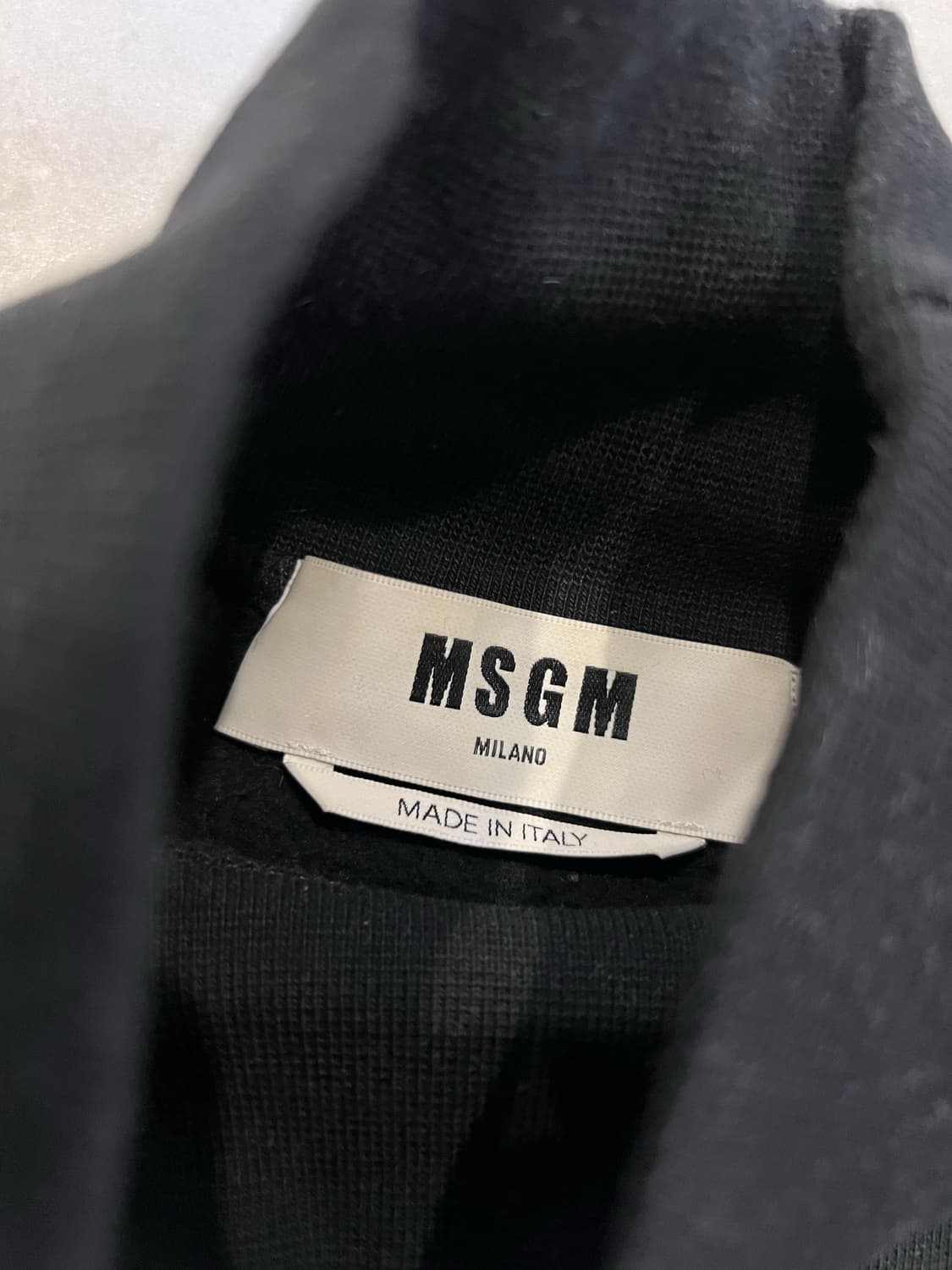 MSGM 터특넥 스웻셔츠 맨투맨 블랙 M 상품이미지7