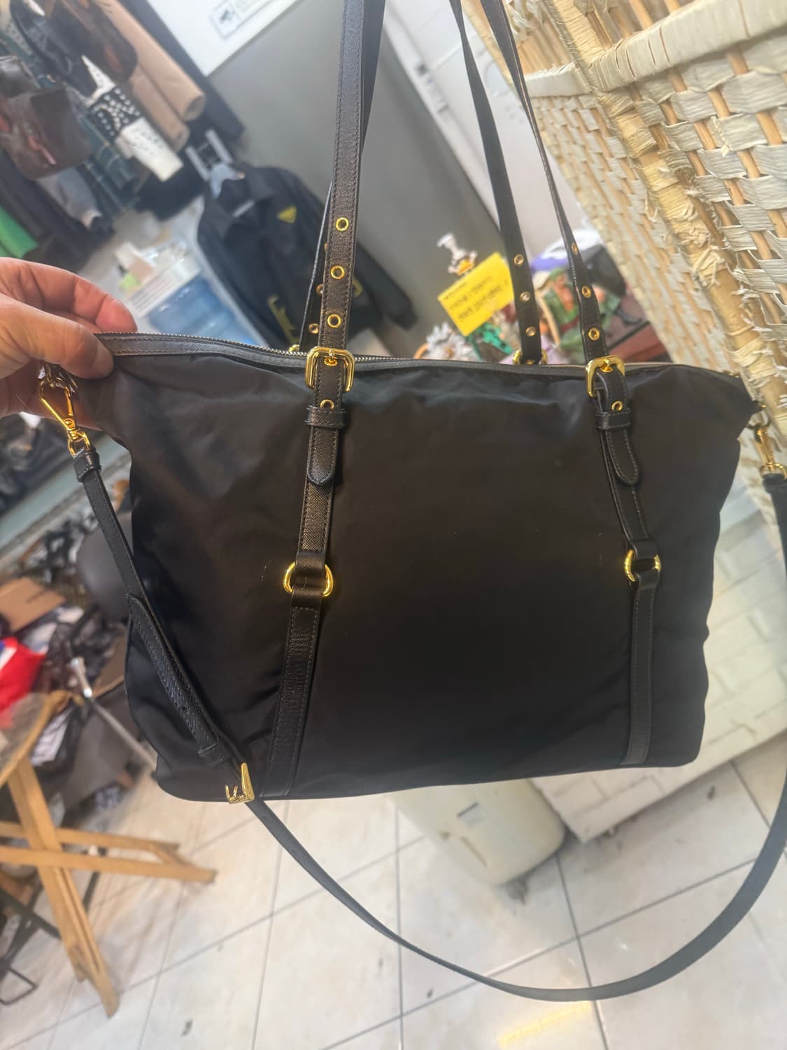 정품 프라다 나일론 2way백 팝니다 상품이미지4