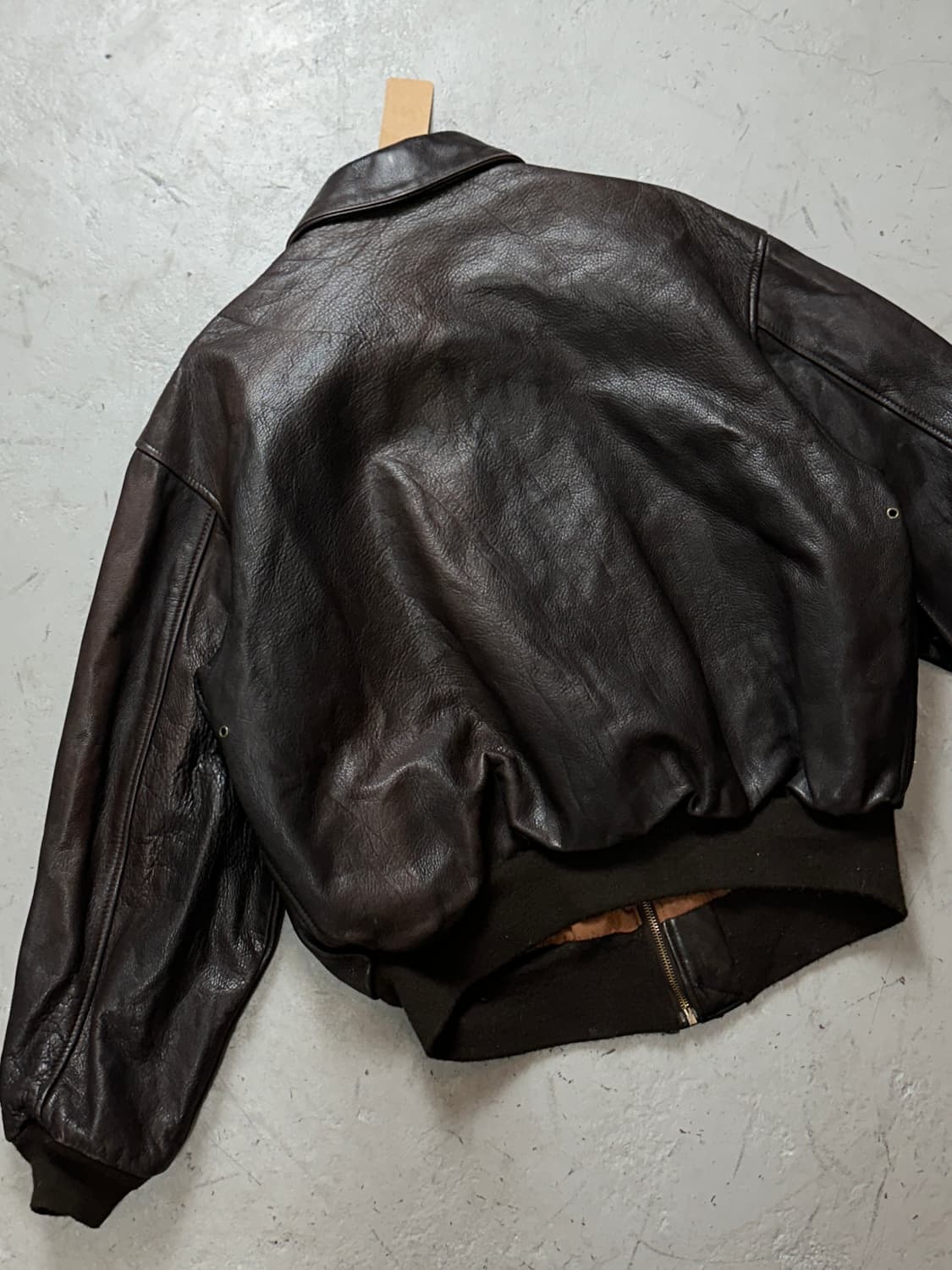 90's OG 빈티지 아비렉스 A2 봄버 자켓 빈티지 레더 자켓 상품이미지6