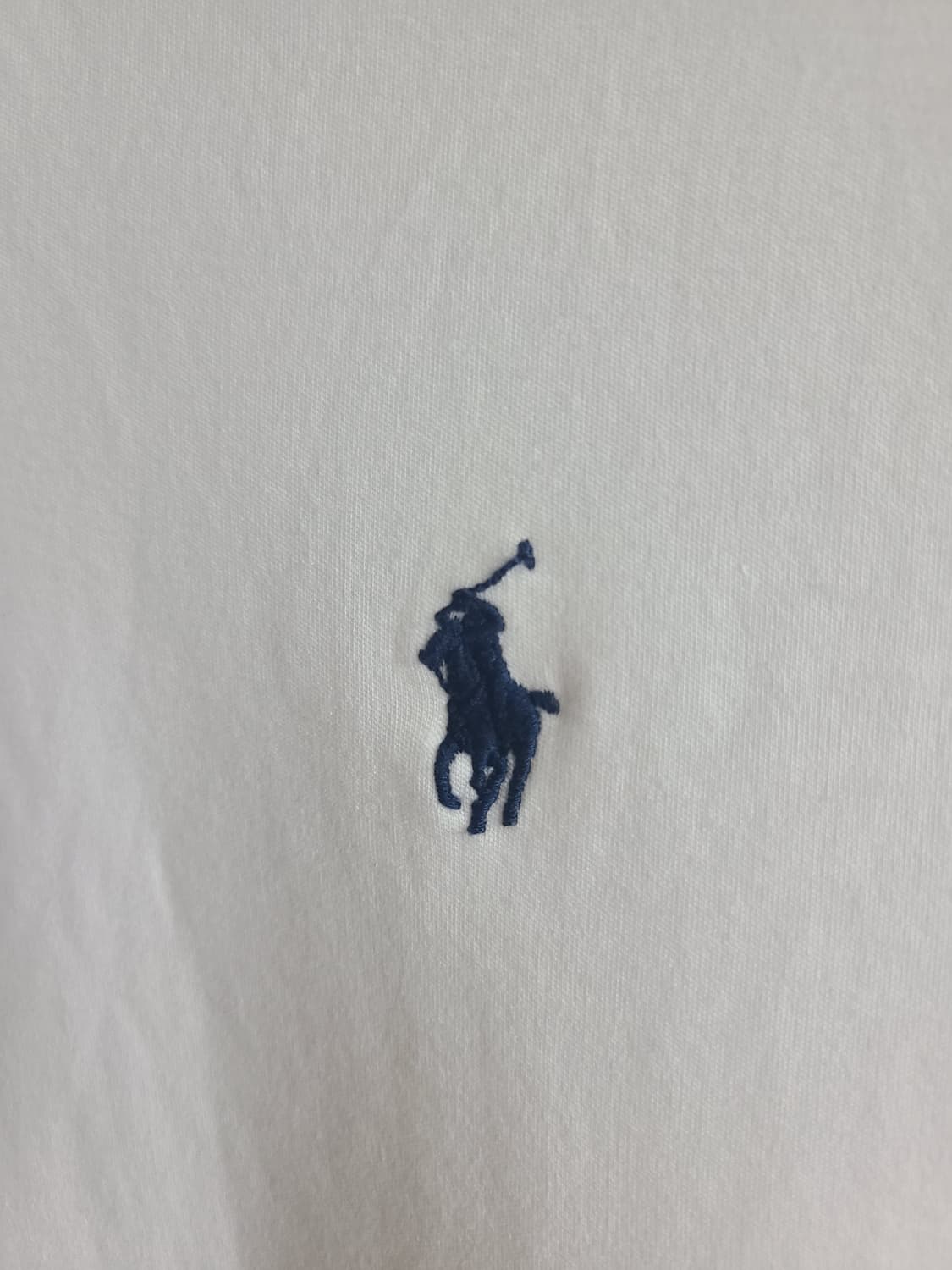 폴로 랄프로렌 화이트 반팔 카라티(95) 상품이미지3