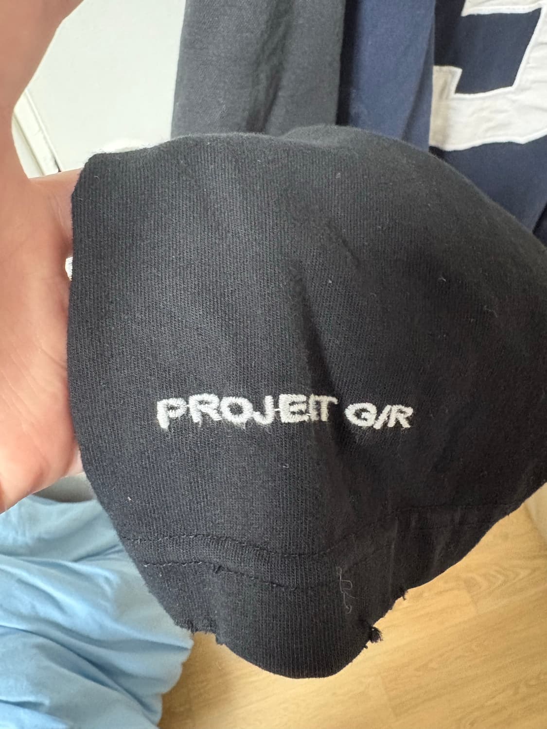 PROJECTGR 프로젝트 G/R 폴로 패러디 셔츠 블랙 Size 2 상품이미지3