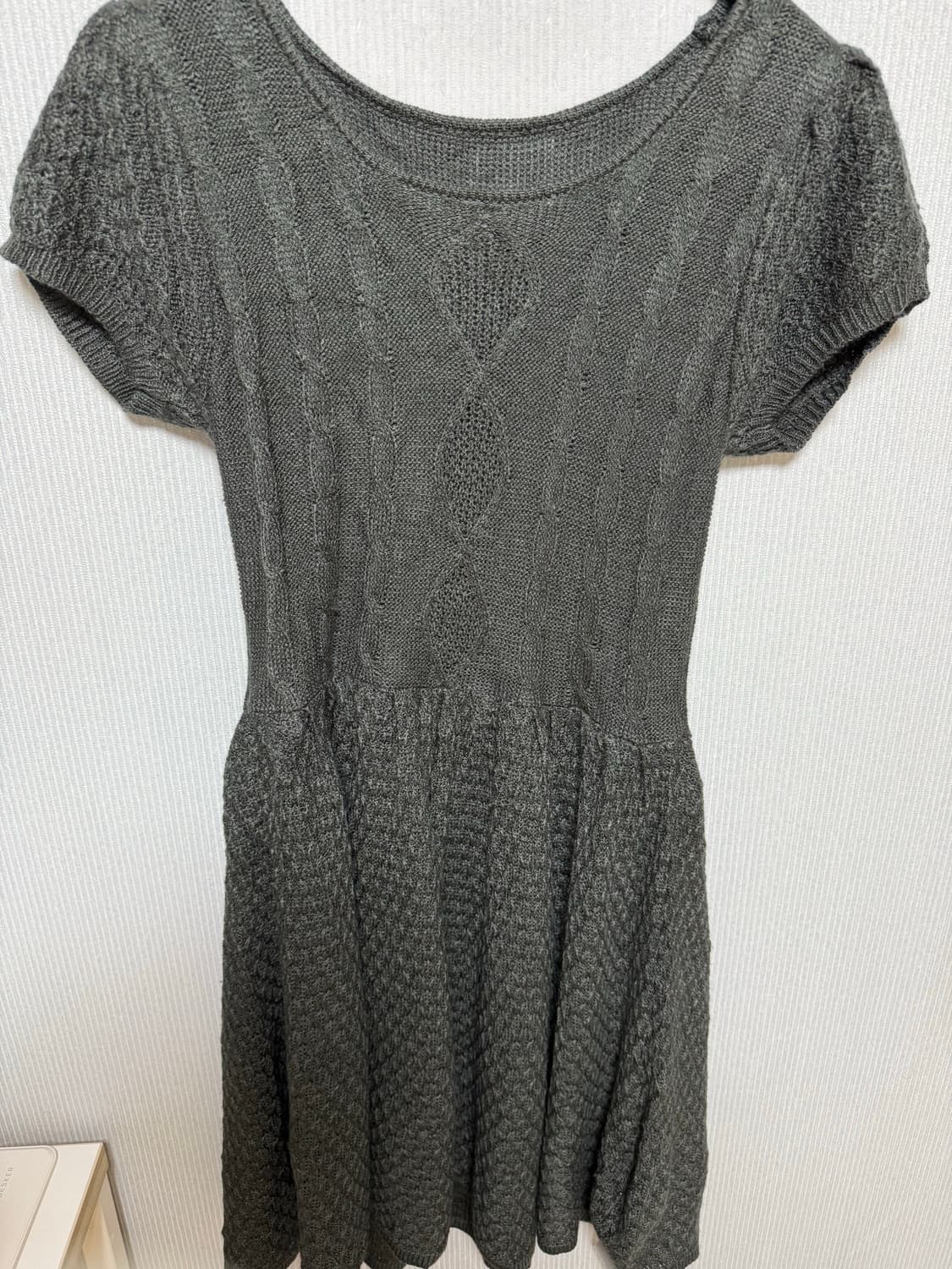 DECO 빈티지 레이어드 니트 원피스 상품이미지2