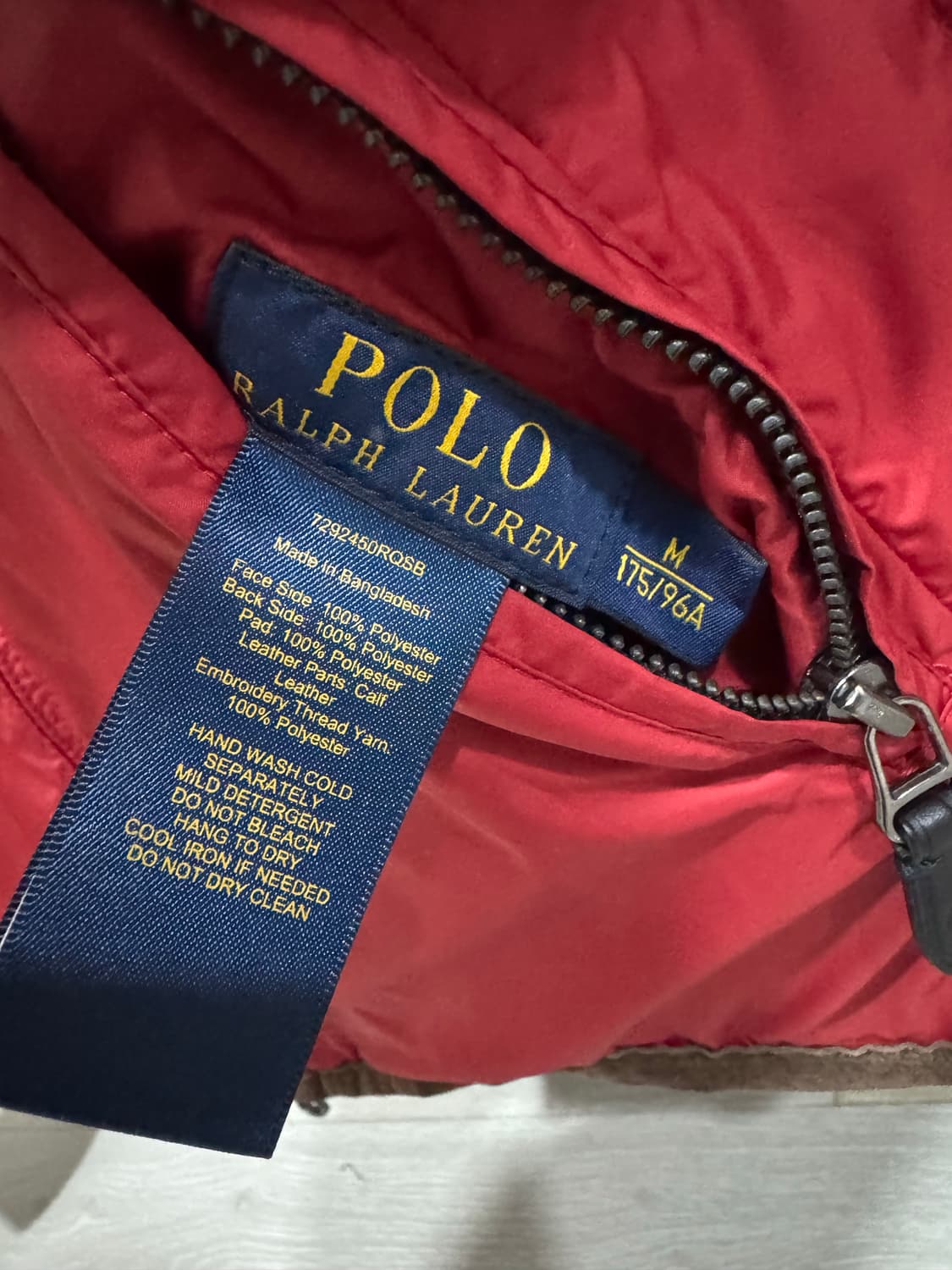폴로랄프로렌 리버시블 퀄팅자켓 상품이미지6
