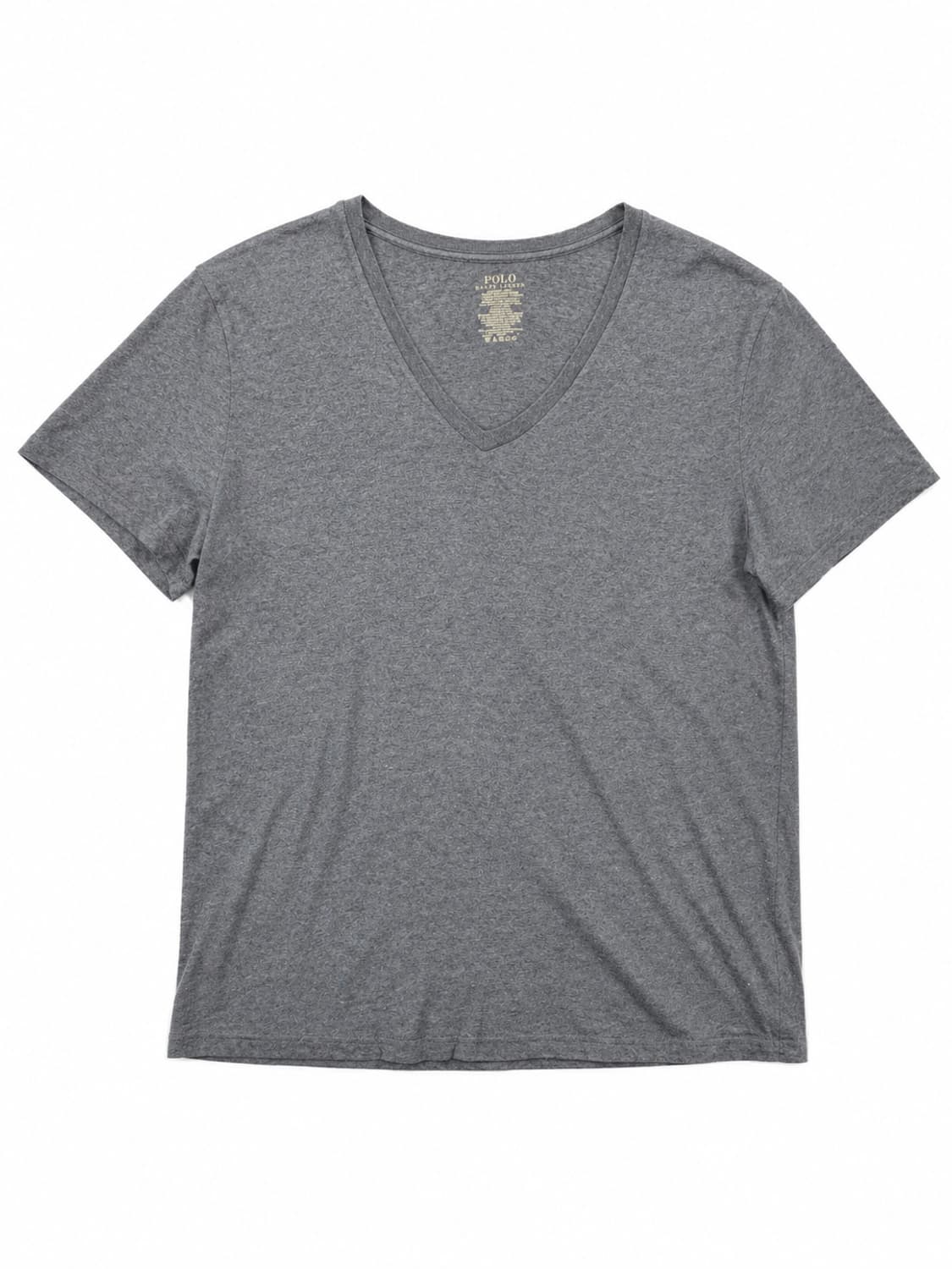 폴로 랄프로렌 그레이 V넥 반팔티 M 상품이미지1