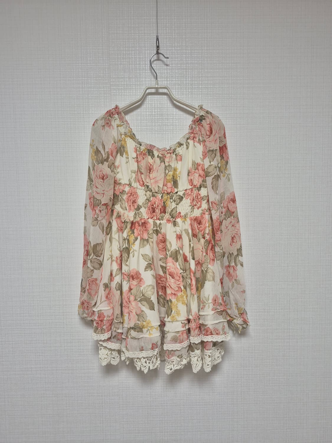 리즈리사 고전템 히메갸루 플로럴 원피스 상품이미지5