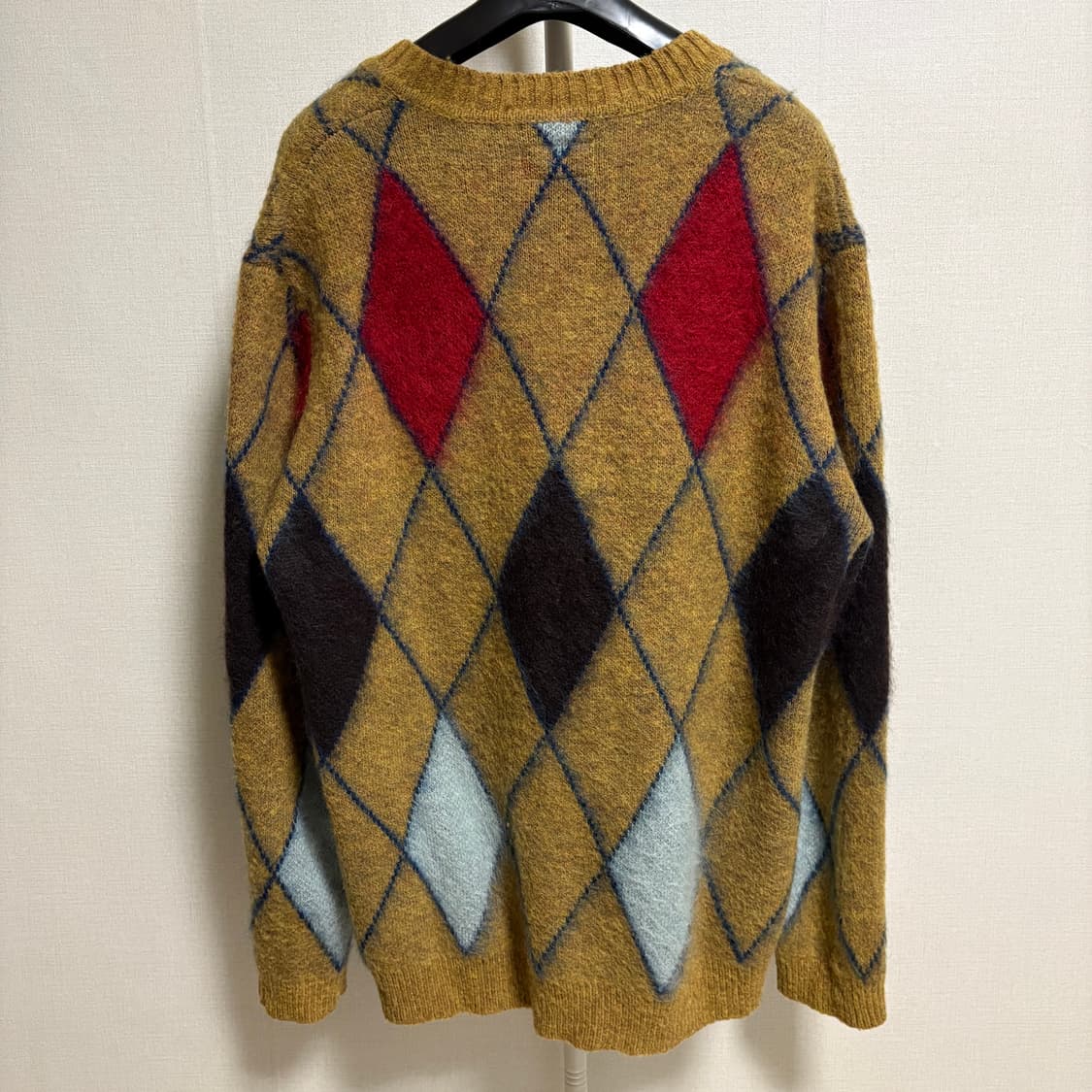 빔즈플러스 알파카 모헤어 V넥 스웨터 / 베이지, L 상품이미지6