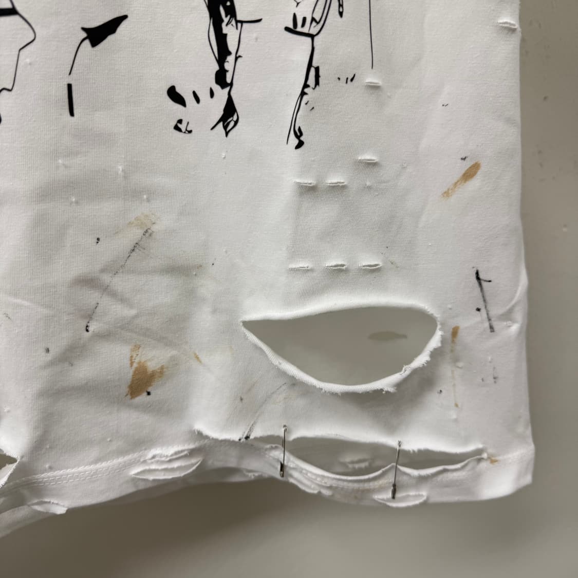 VINTAGE ERD st 디스트로이드 더티워싱 티 상품이미지4