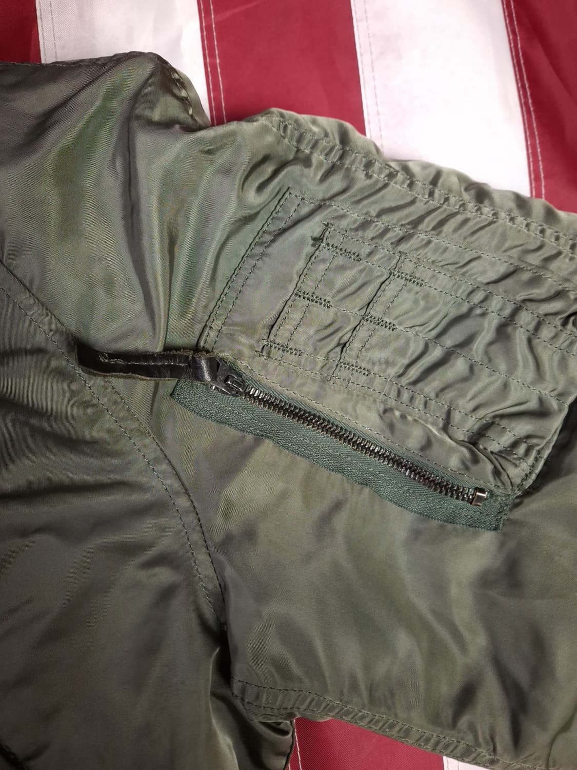 오리지날 80's 미공군 알파사 N-2B 항공자켓 상품이미지5