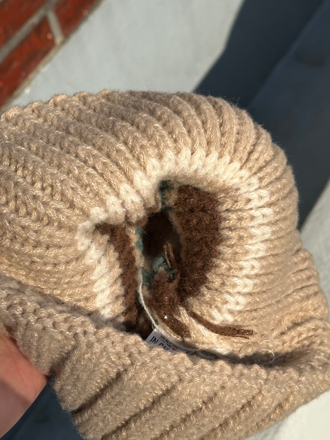 [F] 빈티지 스트라이프 비니 모자 상품이미지4