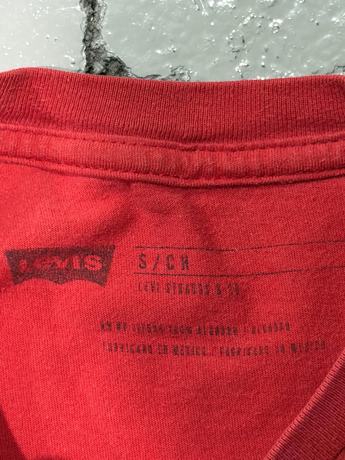 리바이스(Levi's) 빈티지 레드 반팔 티셔츠 상품이미지3