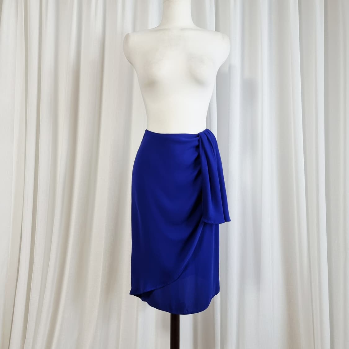 보테가베네타 실크100 랩 스커트 치마 (28인치쯤/38) 미시착새상품 상품이미지2