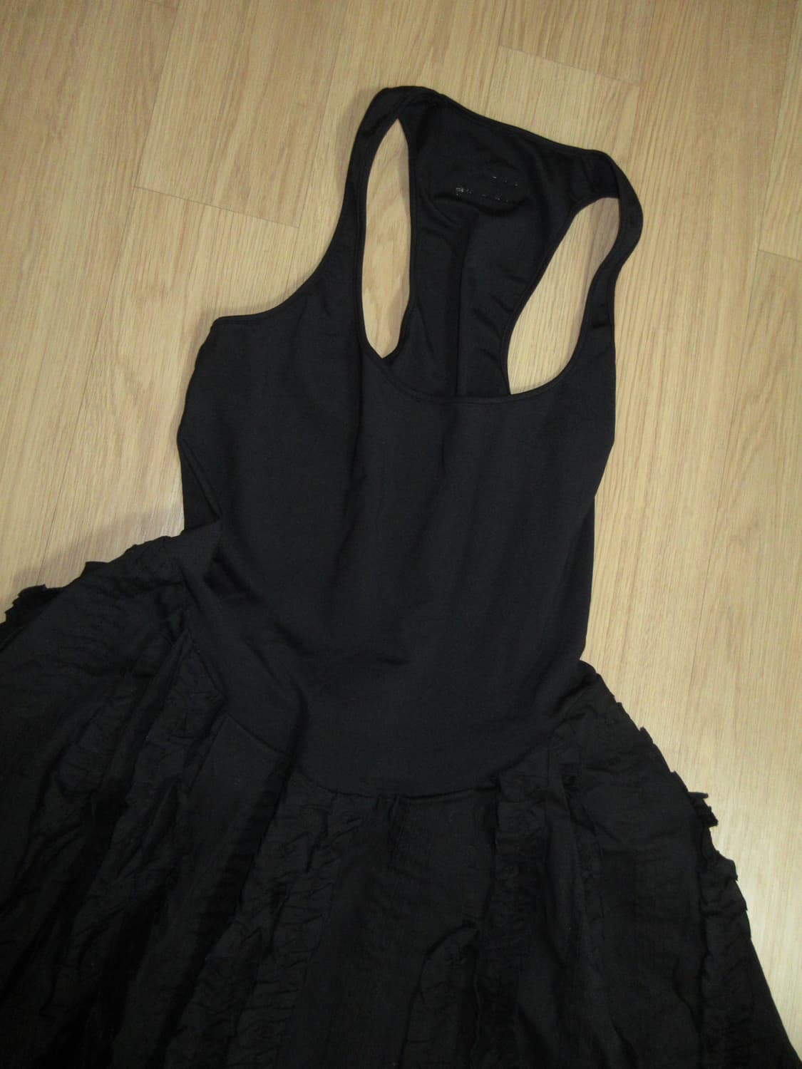 아뜰리에에디션 원피스 러플 드레스 블랙 상품이미지2