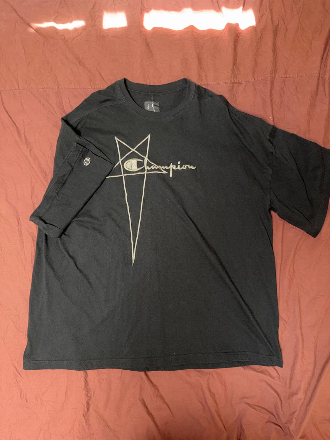 릭오웬스 x 챔피온 반팔티 상품이미지1