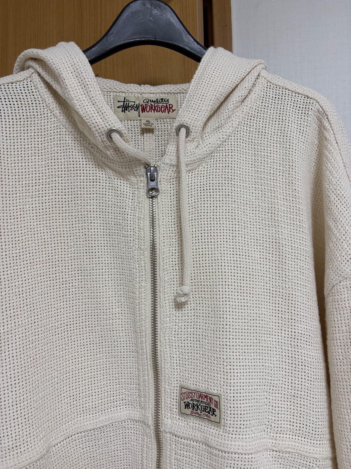 스투시 코튼 메쉬 워크 자켓 본 XL 한번착용 상품이미지6