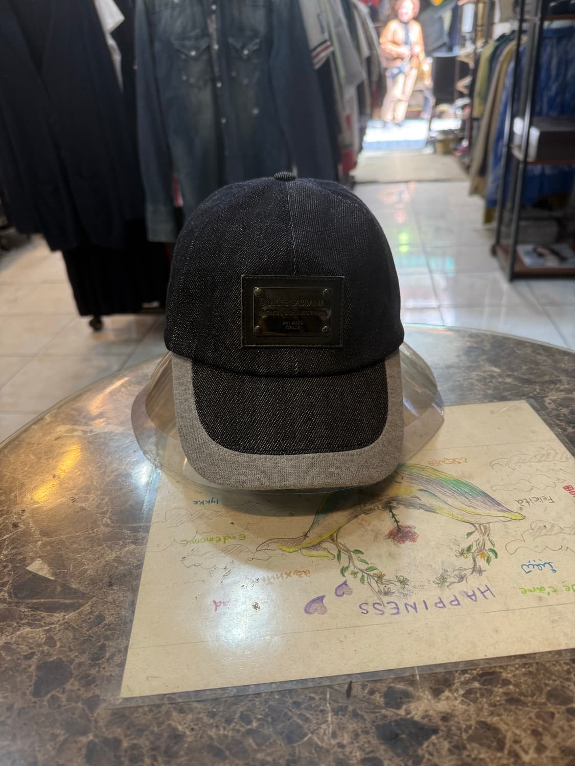 58 정품 돌체앤가바나  데님 볼캡 팝니다 상품이미지1