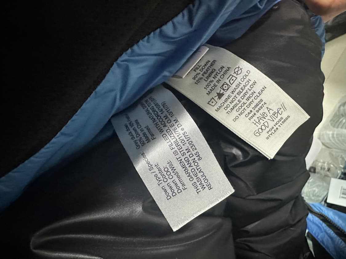 스투시 마이크로 립스탑 다운 파카 스카이 블루 상품이미지4