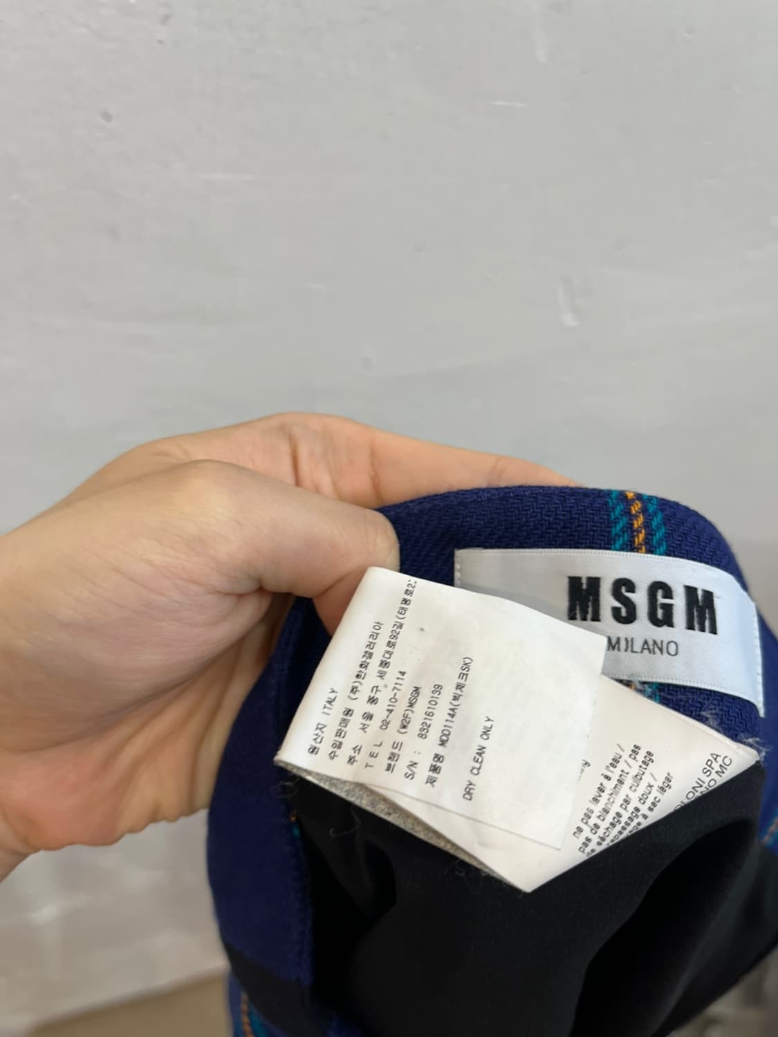 MSGM 퓨어린넨 프린지 스커트 치마 Made in ITALY 상품이미지9