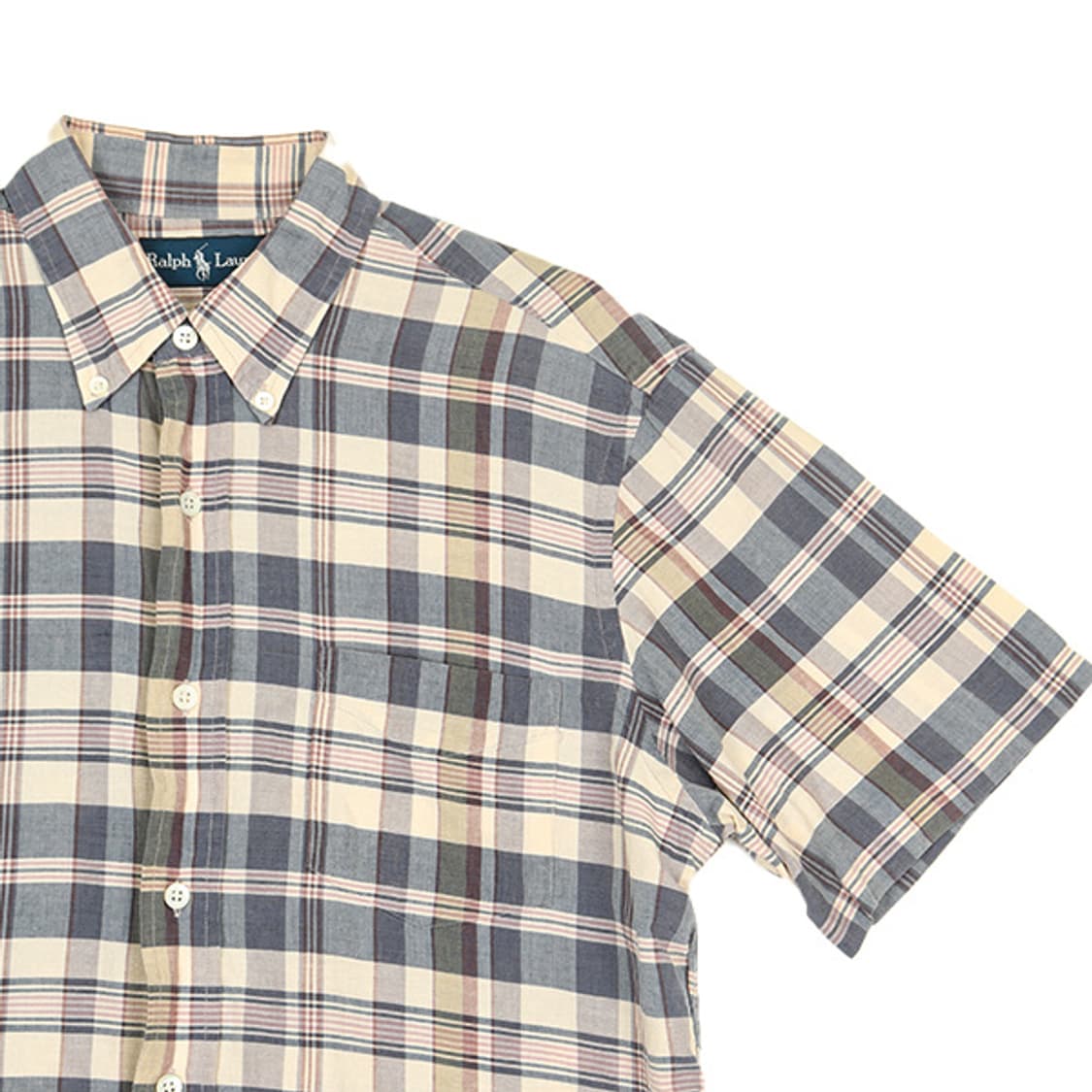 폴로랄프로렌 플래드 하프 셔츠 (M) 상품이미지3