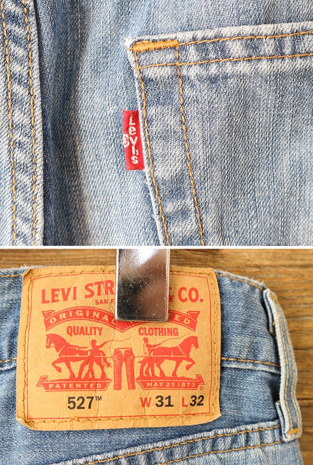 
LEVIS 리바이스 527 부츠컷 데님 30 세탁완료  상품이미지6