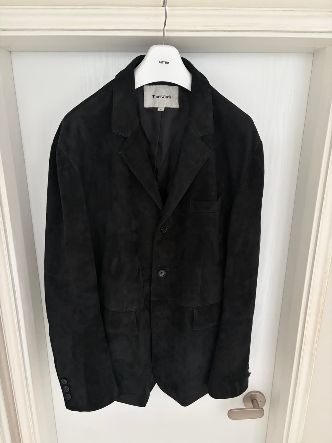 토니웩 suede tailored jacket Black XL 상품이미지1