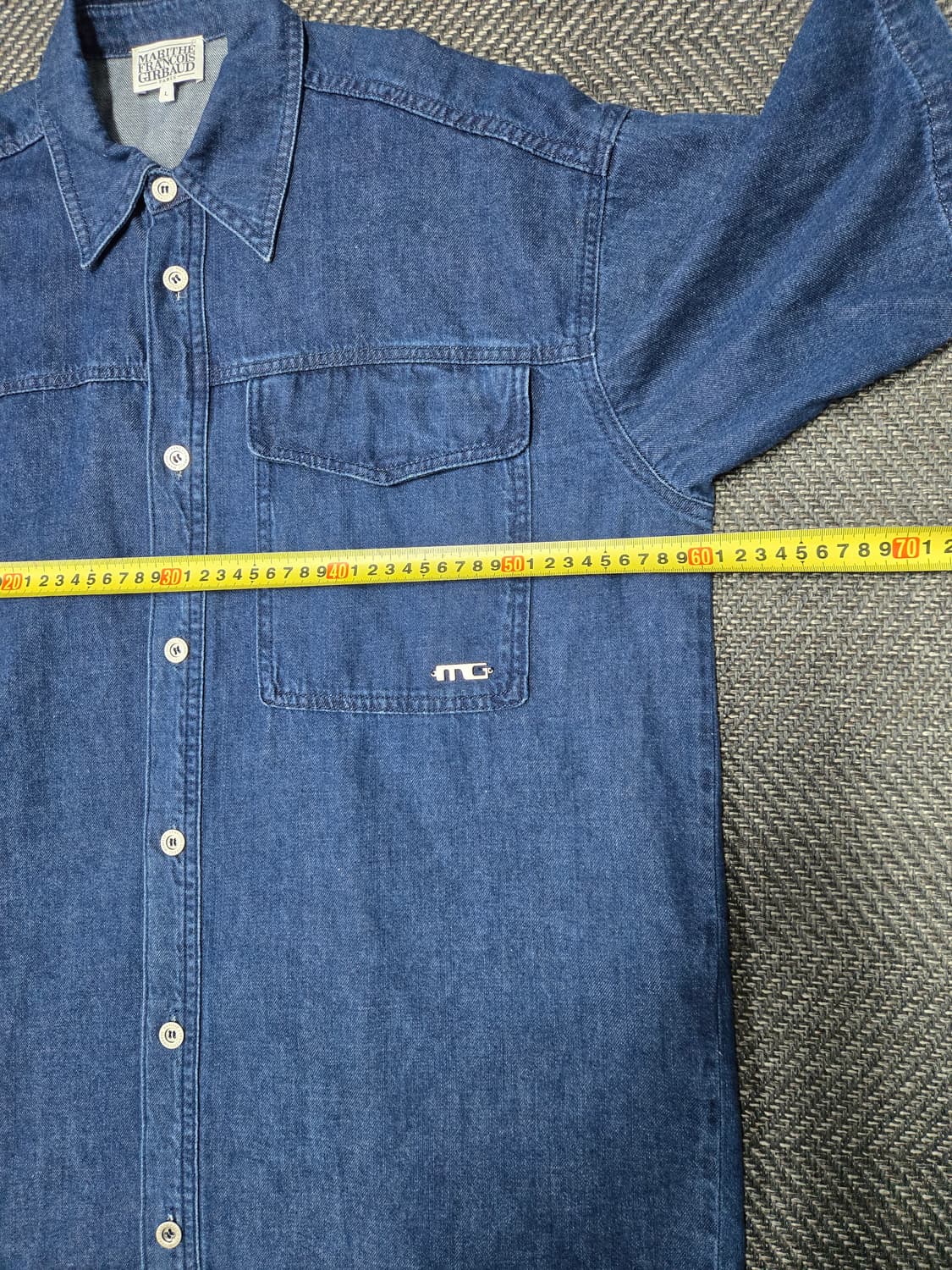 마리떼 프랑소와 저버 공용 데님셔츠 상품이미지8