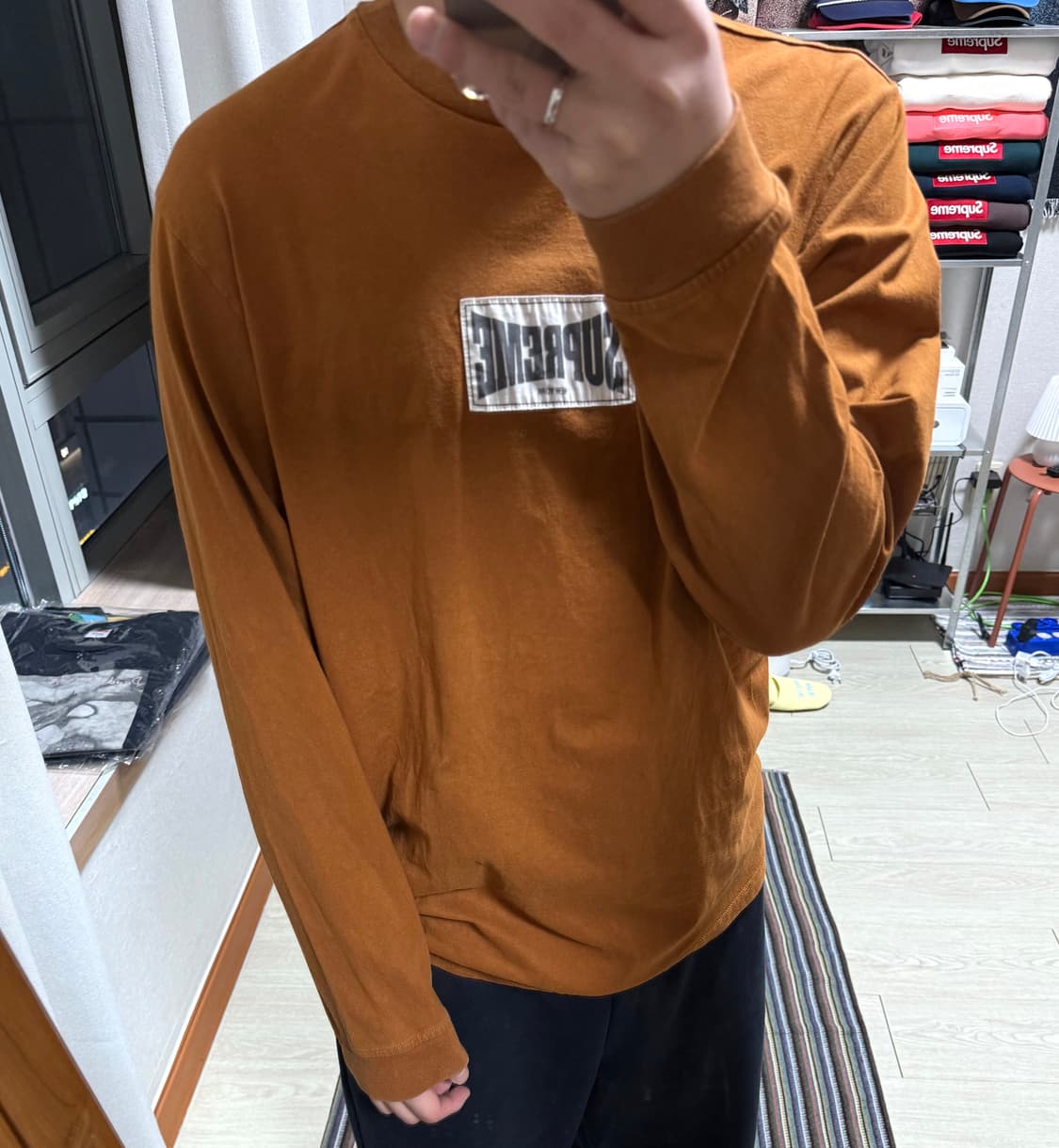 슈프림 우븐 롱슬리브 상품이미지1