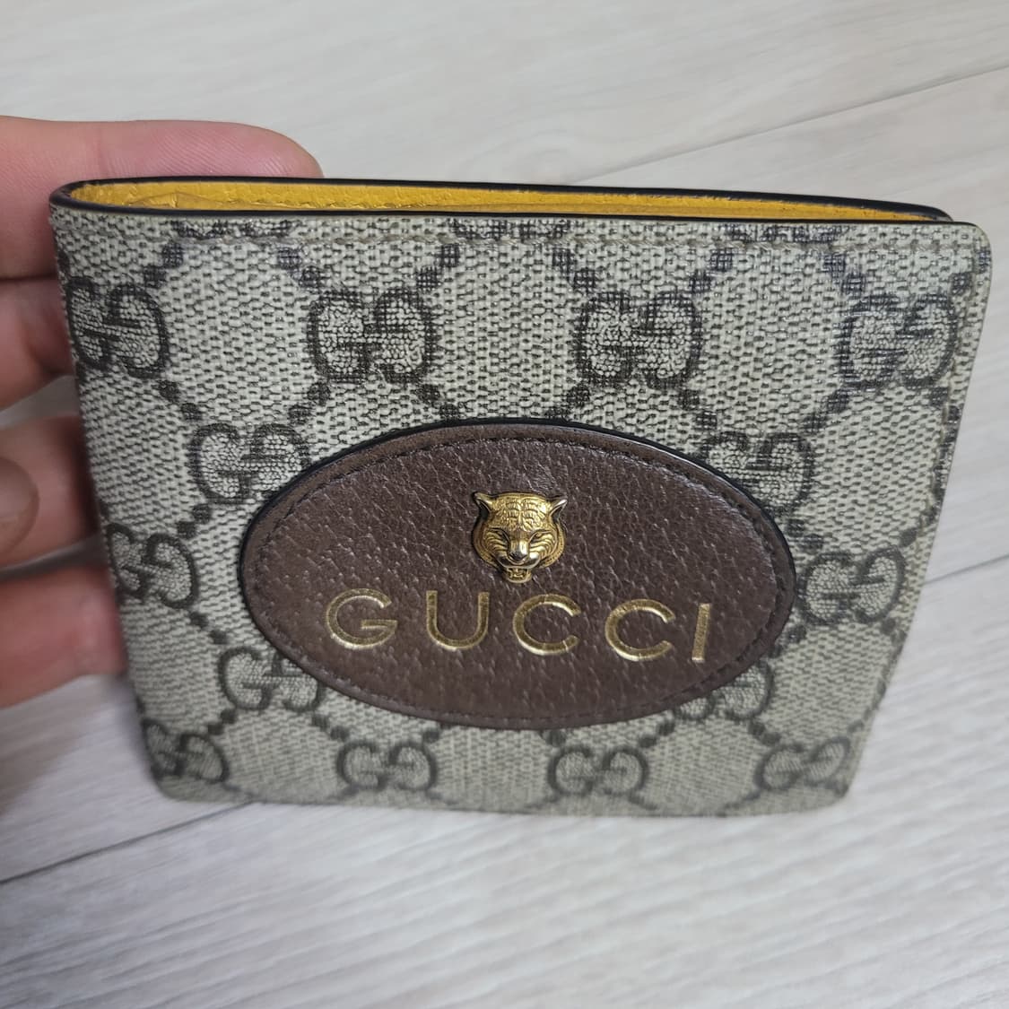 정품 구찌 네오 빈티지 GG 수프림 반지갑 상품이미지2