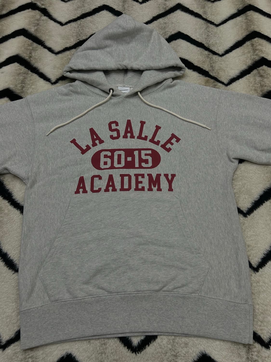 [S]아웃스탠딩 리버스위브 후드/멜란지그레이 상품이미지3