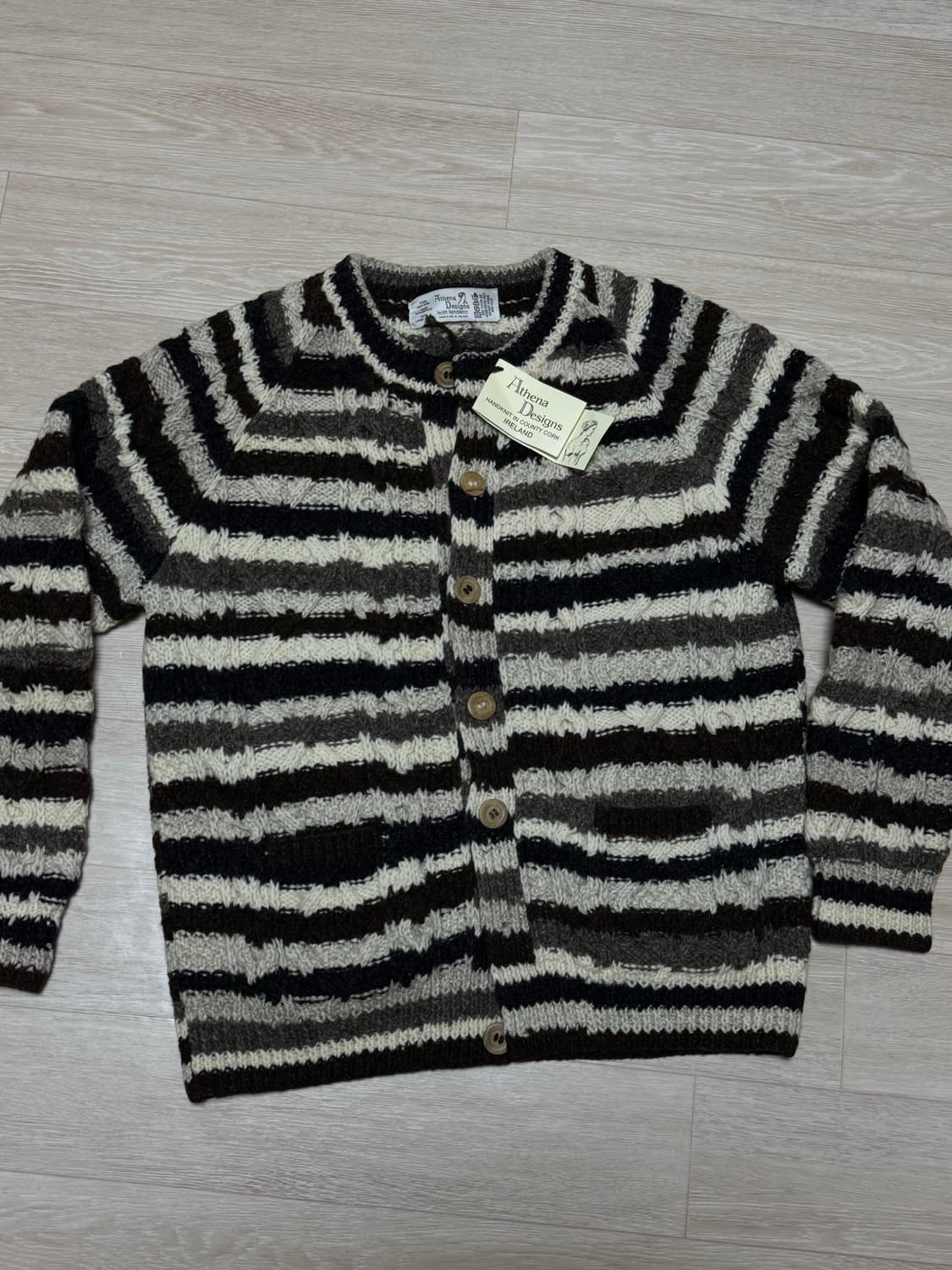 아테나디자인 라운드 가디건 상품이미지1