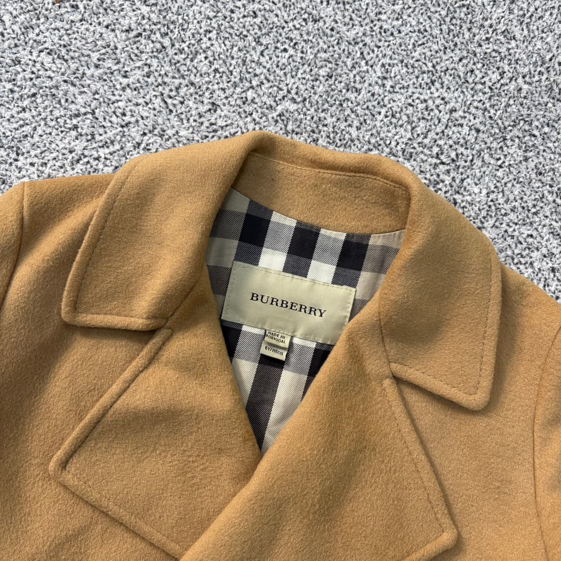 6Y 버버리 아동 코트 울 캐시미어 0312J 상품이미지2