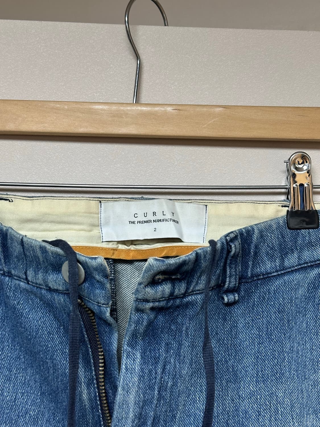 Curly 데님팬츠 2사이즈 상품이미지1