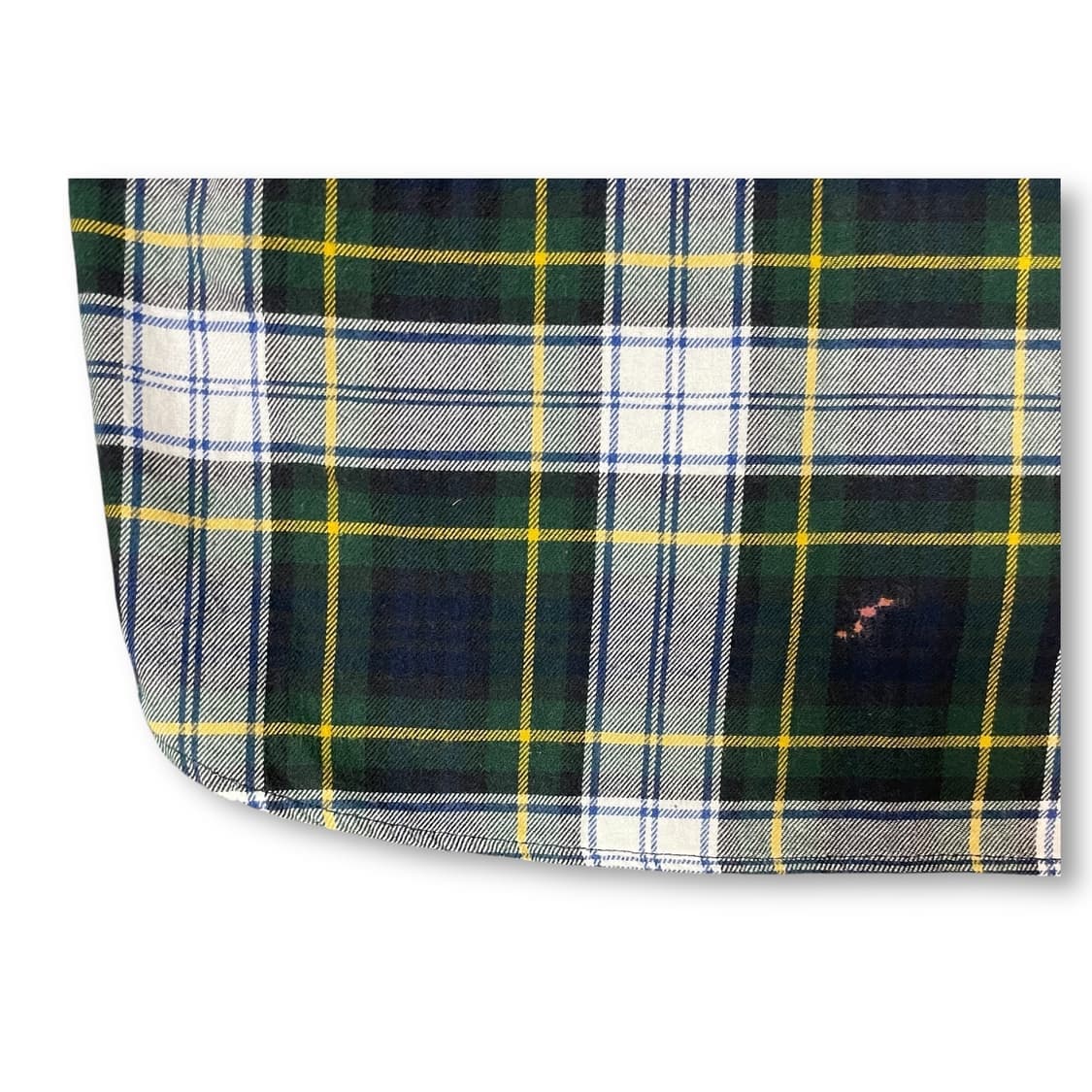 유니클로 딥그린체크 반버튼 긴팔 셔츠 S 상품이미지5