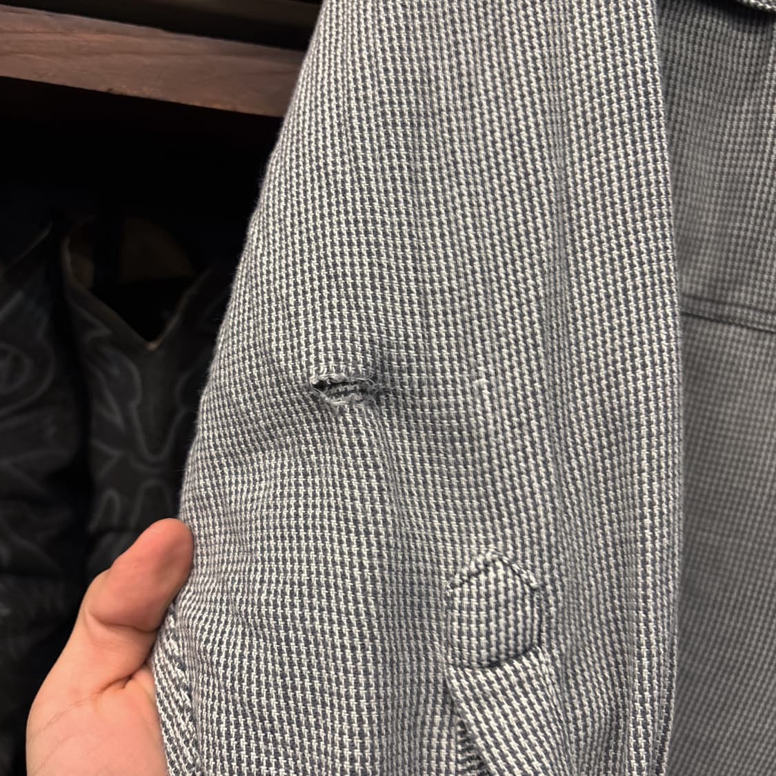 파타고니아 마이크로 핀 체크 코튼 워크셔츠 N1020 상품이미지5