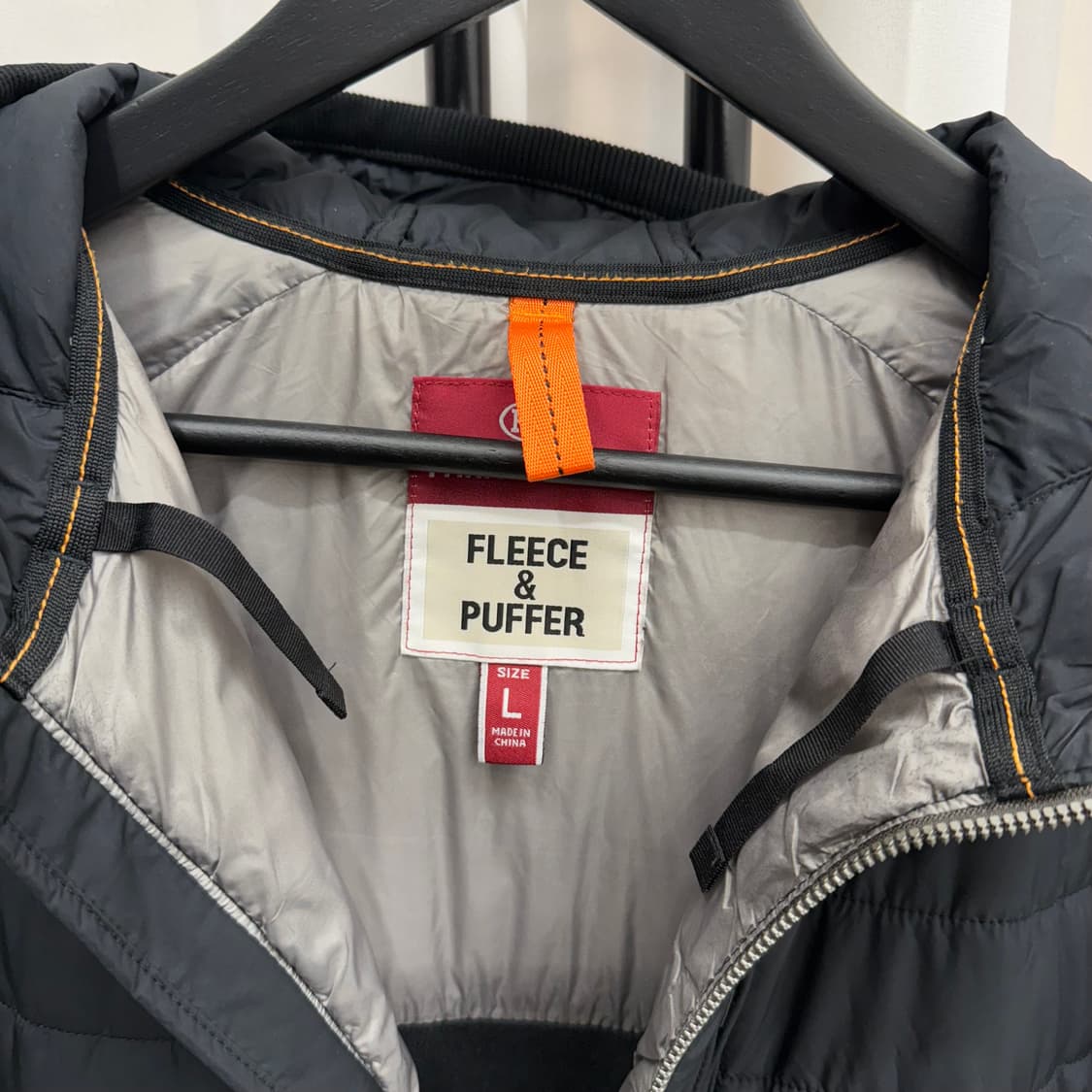 [L] 파라점퍼스 경량패딩 블랙 상품이미지3