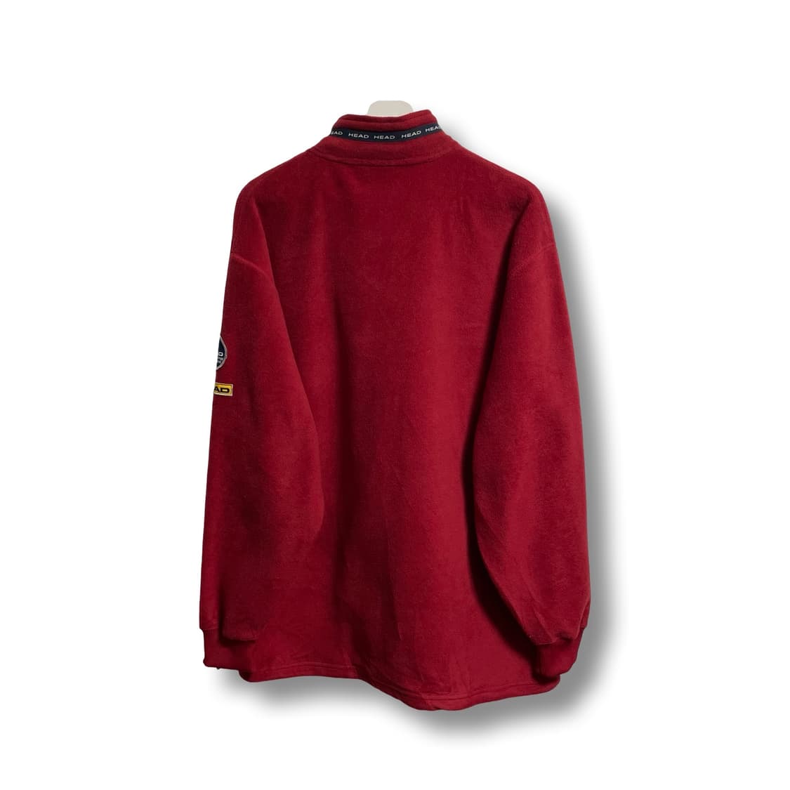 [XL] 헤드 HEAD 빈티지 레드 플리스 하프집업 상품이미지5
