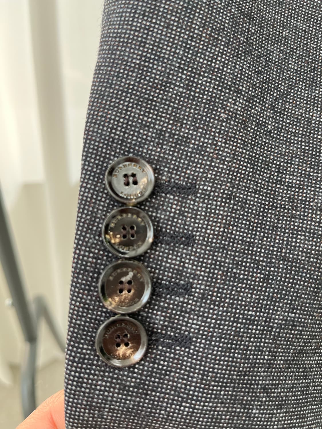 버버리 런던 남성 버진 울 자켓 46R 상품이미지10