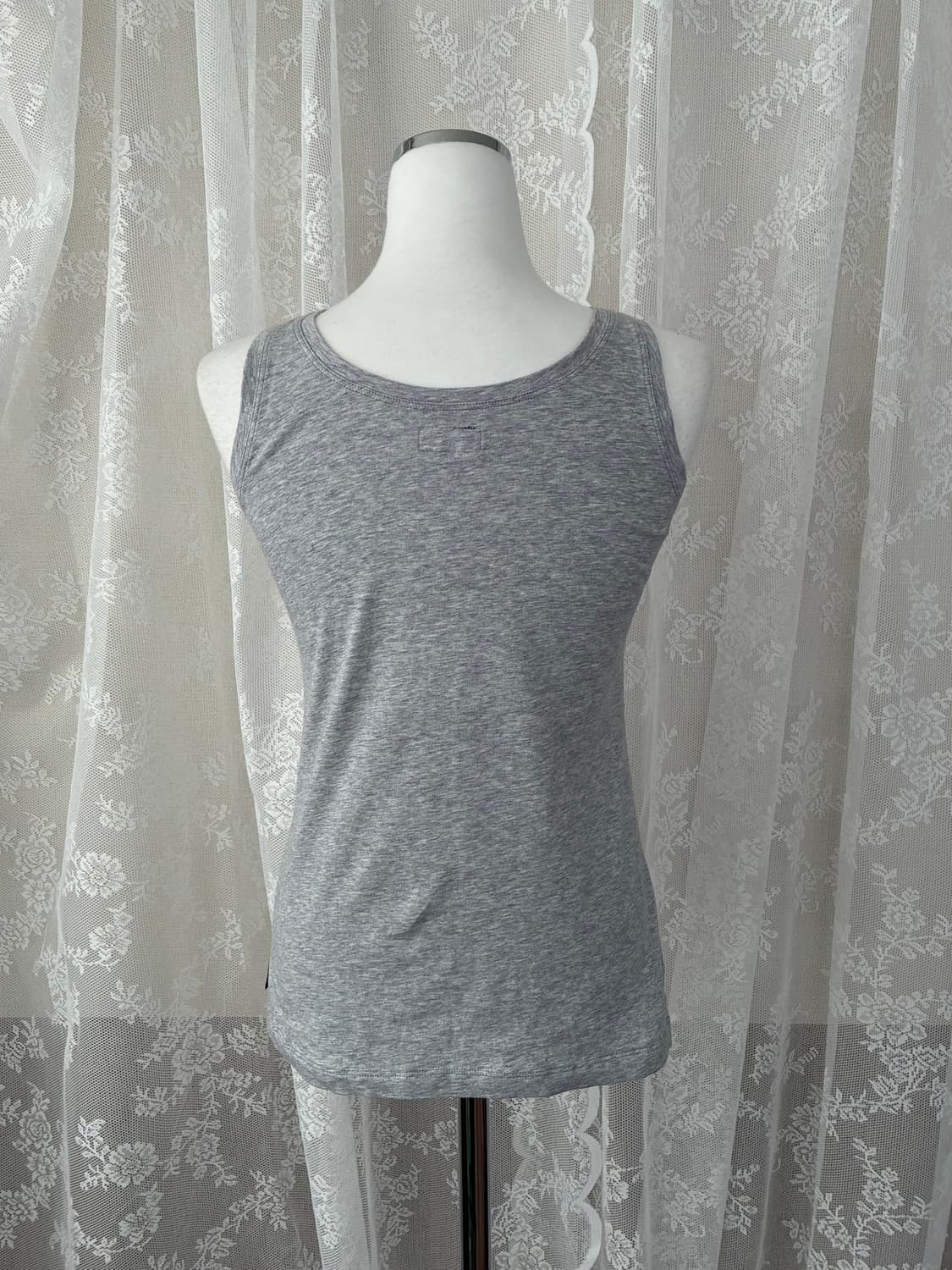 S) 엠포리오 아르마니 큐빅 탱크 탑 나시 그레이 상품이미지3