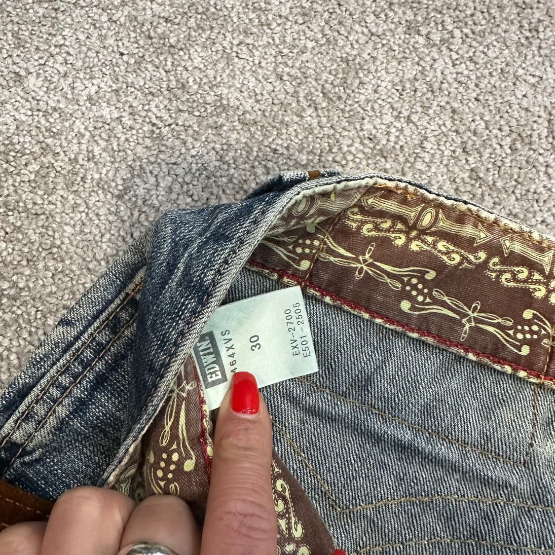 에드윈 464XVS 익스클루시브 빈티지 데님(30) 상품이미지6