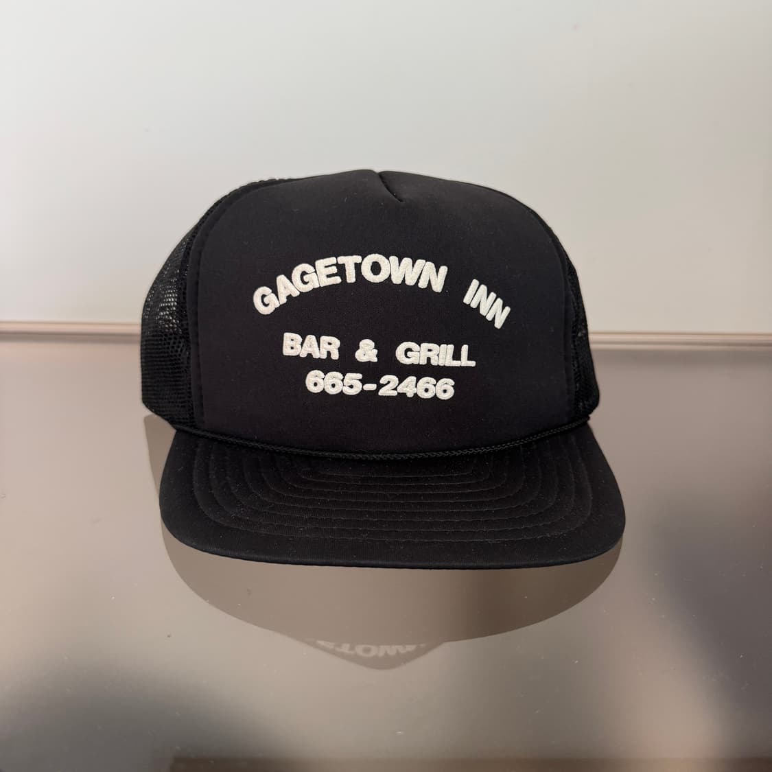 USA GAGETOWN INN 블랙 메쉬캡 빈티지 모자 상품이미지2
