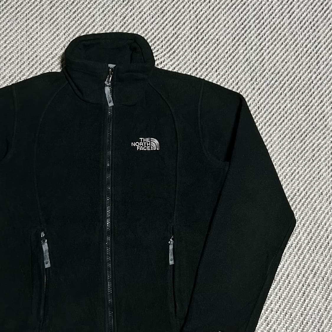 [XS] Northface 노스페이스 우먼즈 블랙 후리스 집업 자켓 상품이미지2