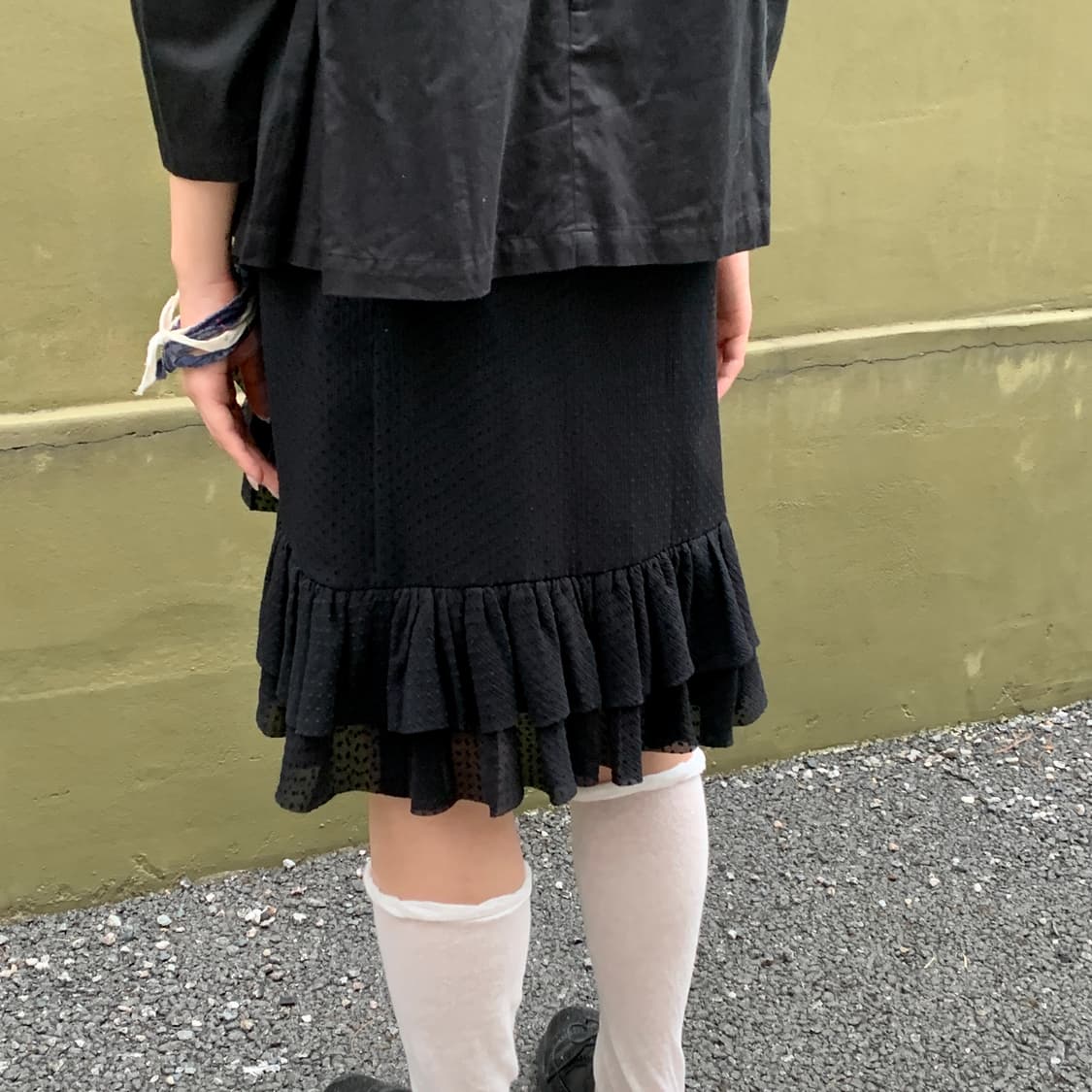 마크 바이 제이콥스 실크 러플 비대칭 스커트 상품이미지4